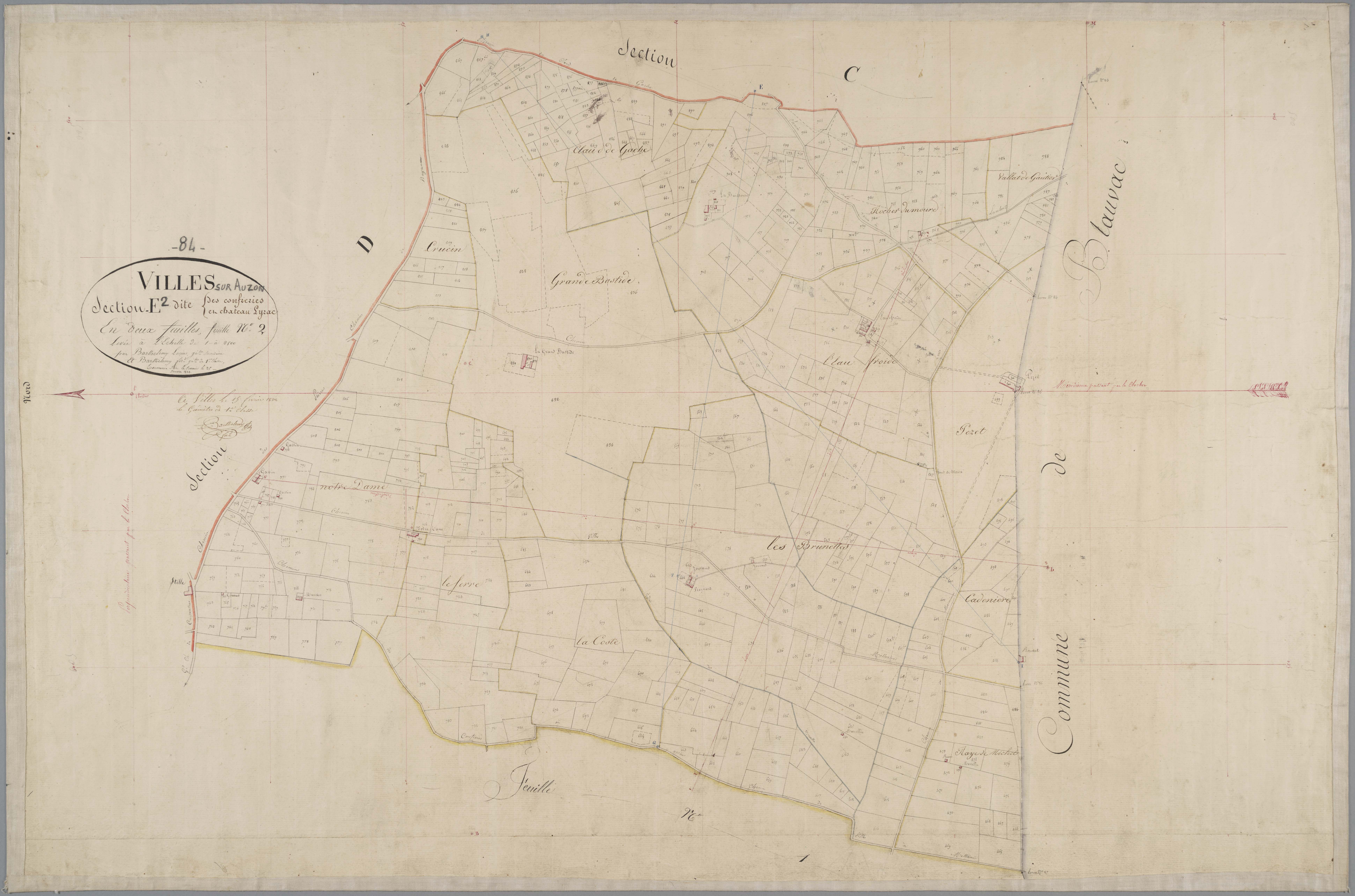 Villes-sur-Auzon - Feuille 2