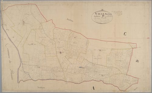 Villes-sur-Auzon - Feuille unique
