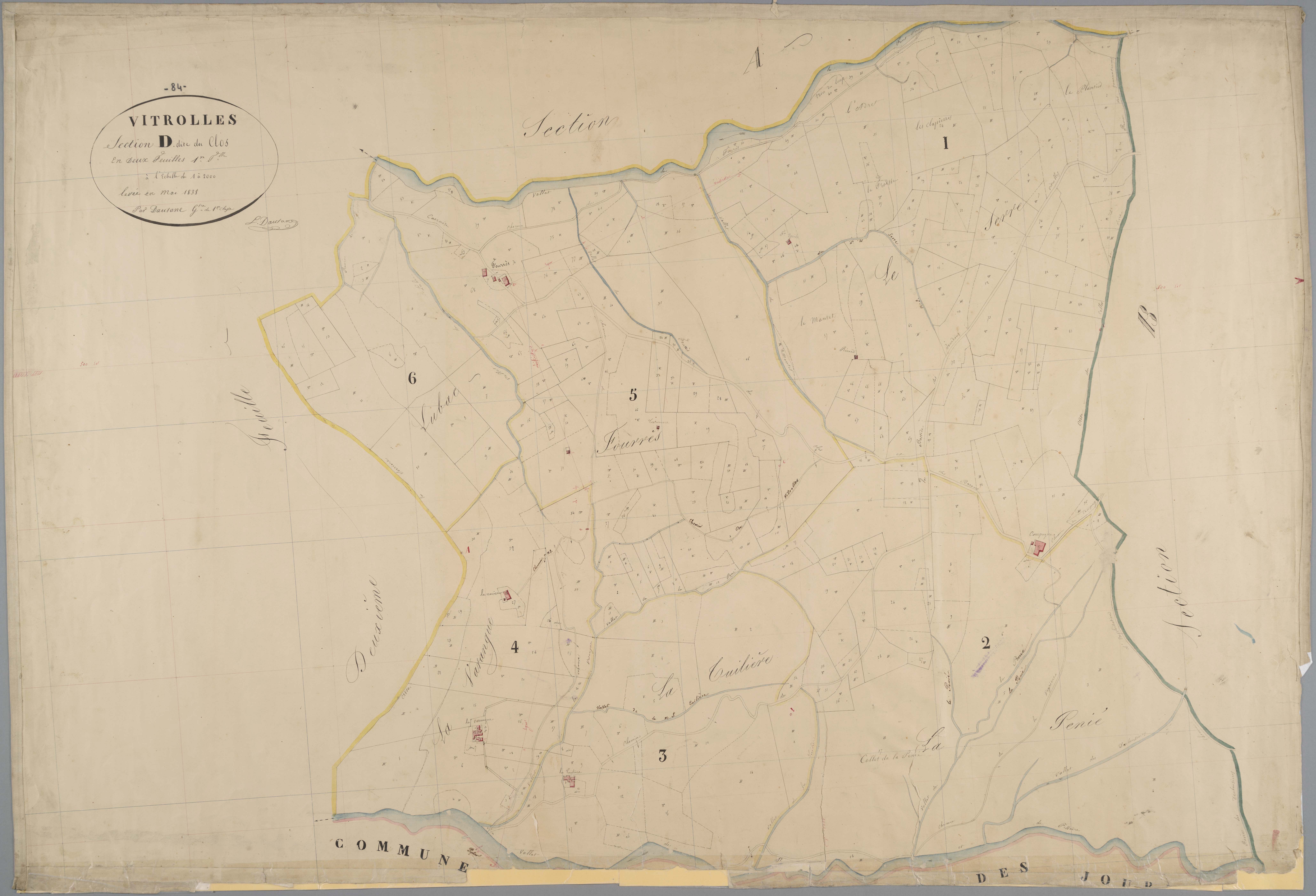 Vitrolles-en-Lubéron - Feuille 1