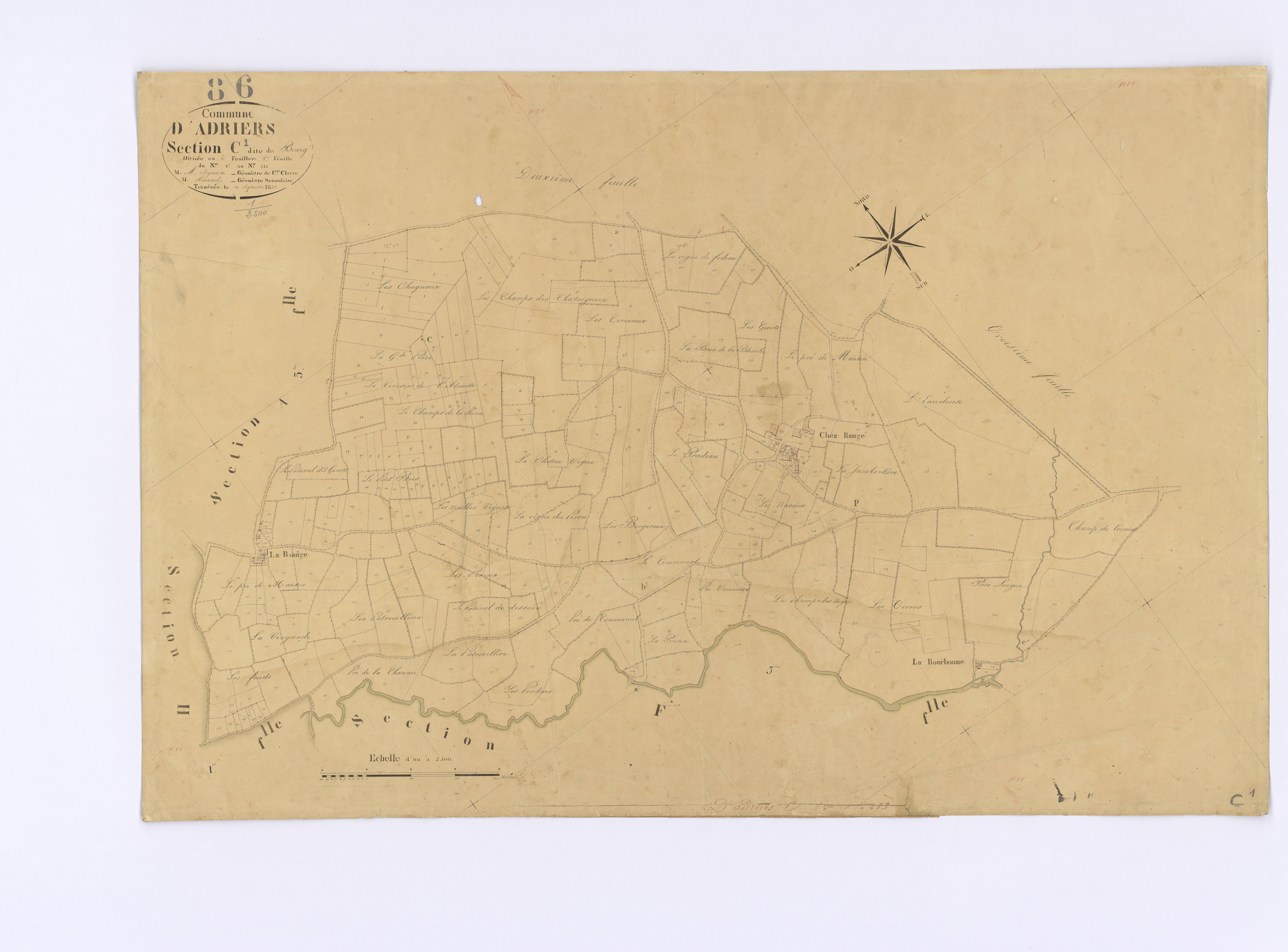 Adriers - FRAD086_cadastre Plans 