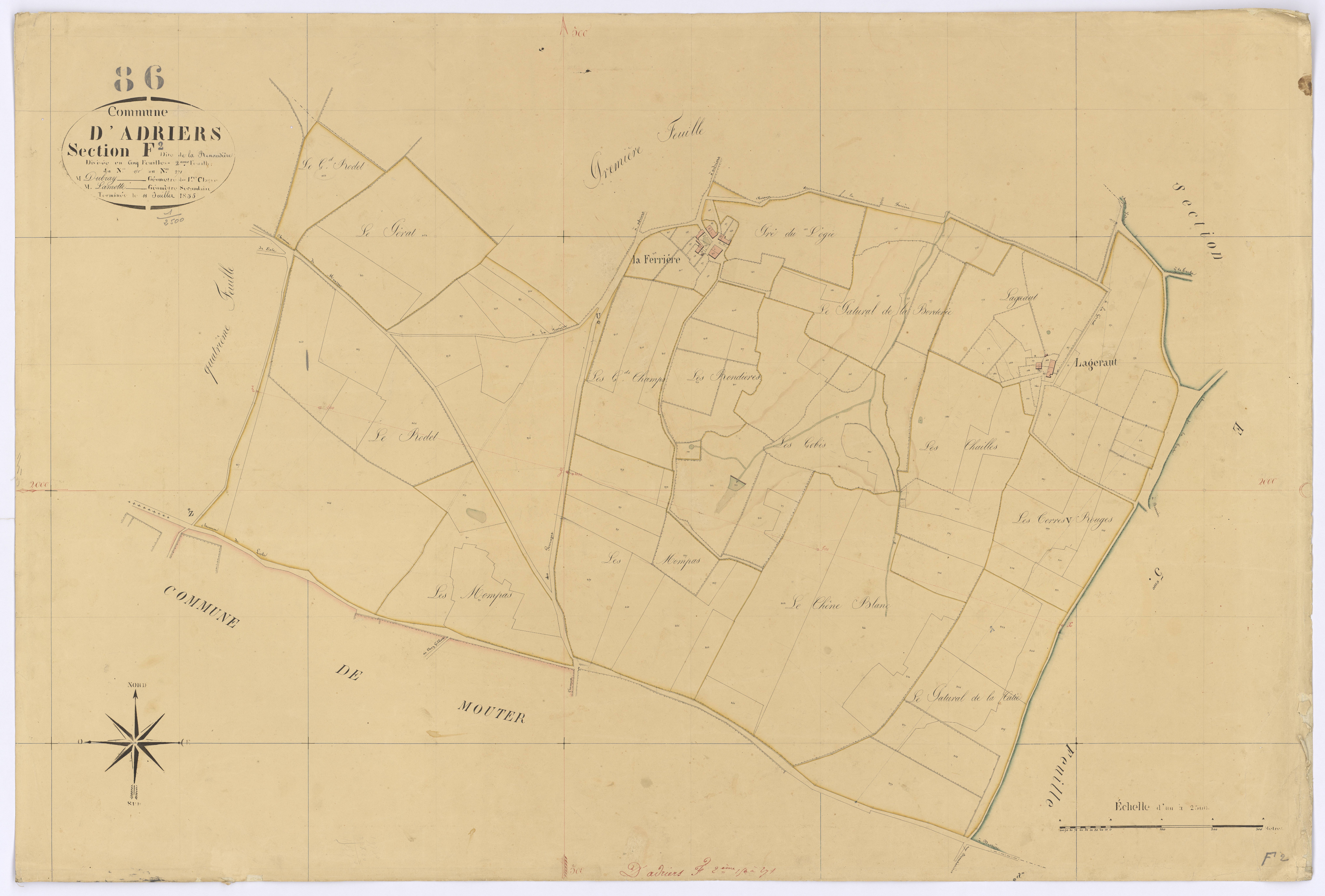 Adriers - FRAD086_cadastre Plans 