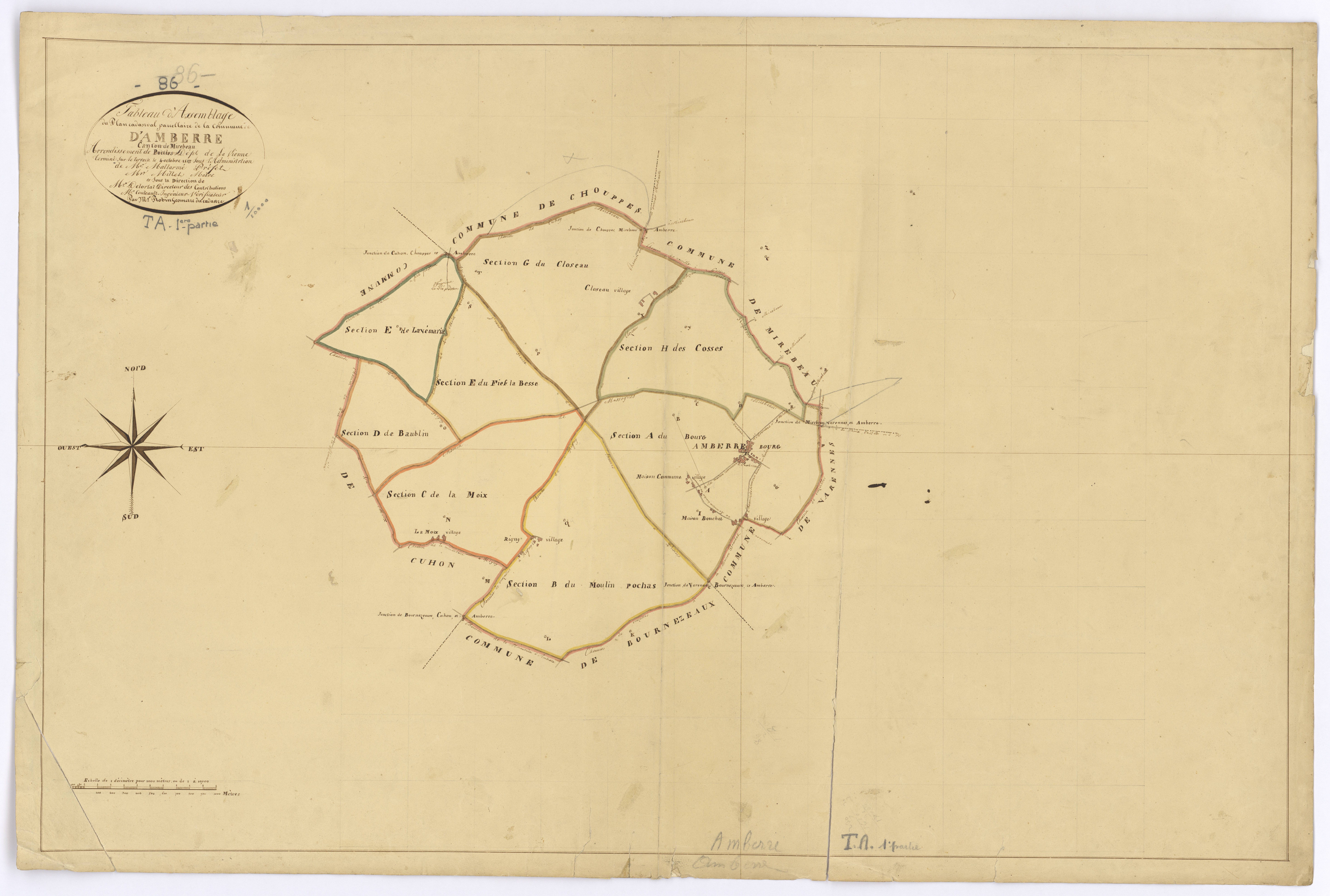 Amberre - FRAD086_cadastre Plans