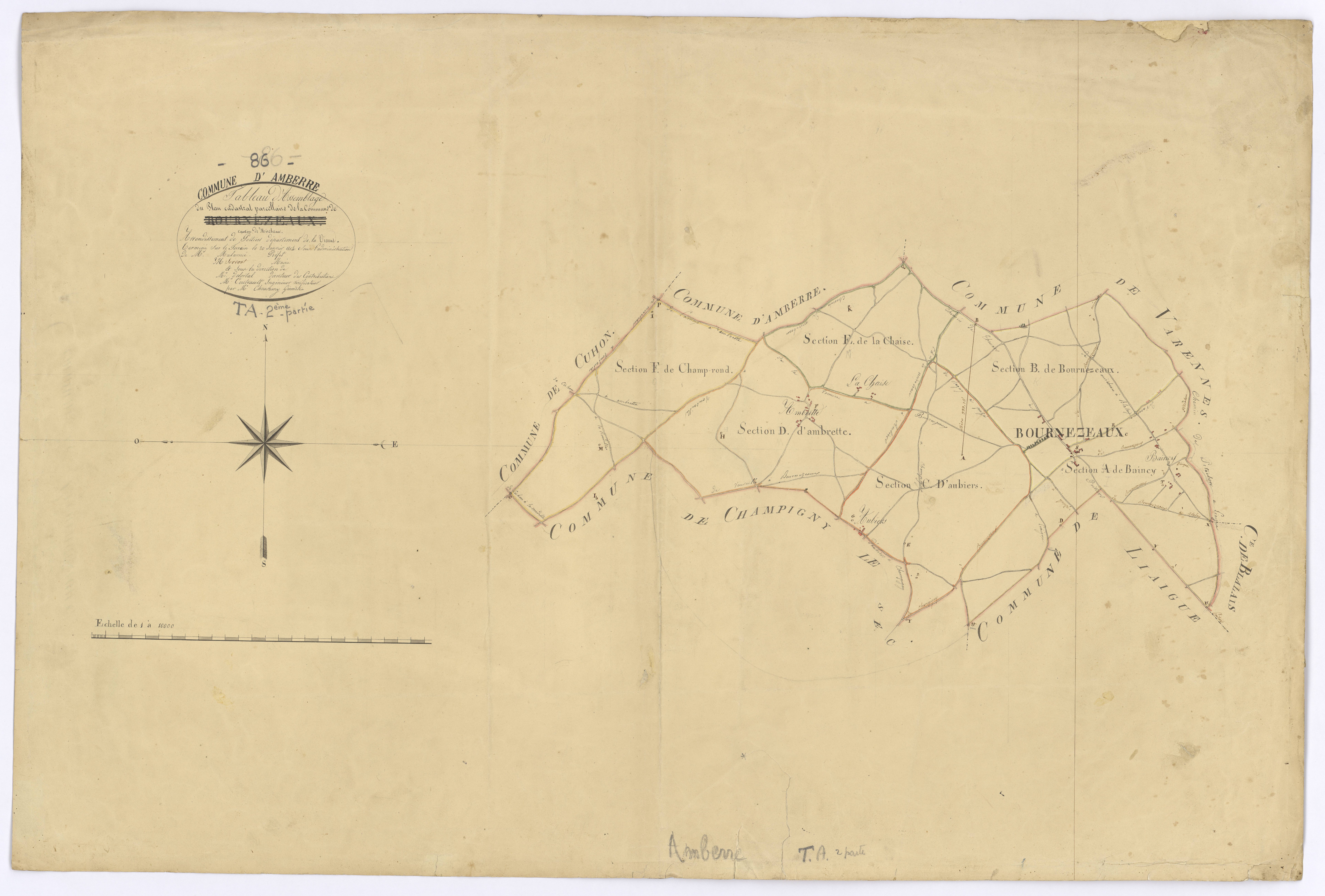 Amberre - FRAD086_cadastre Plans