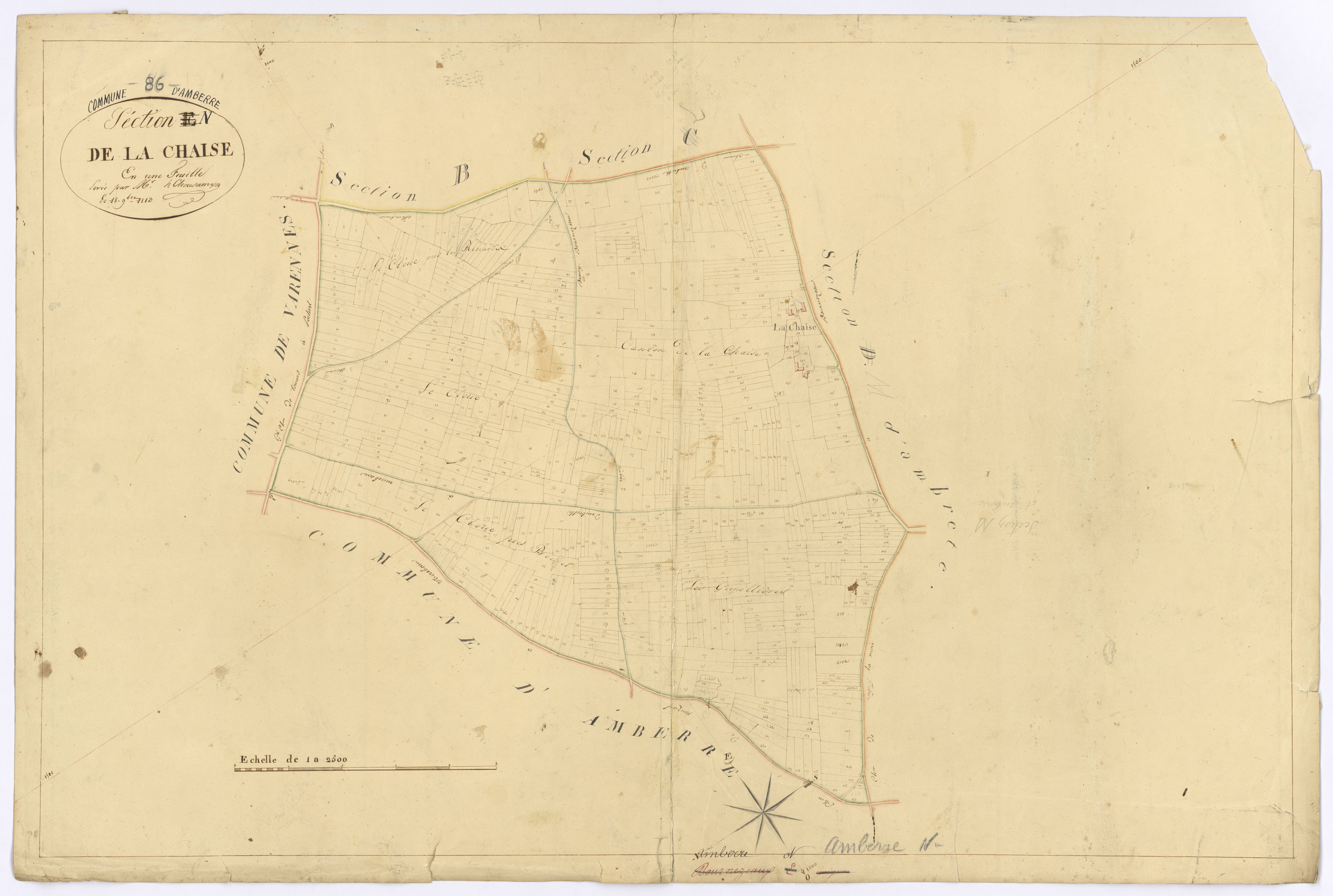 Amberre - FRAD086_cadastre Plans