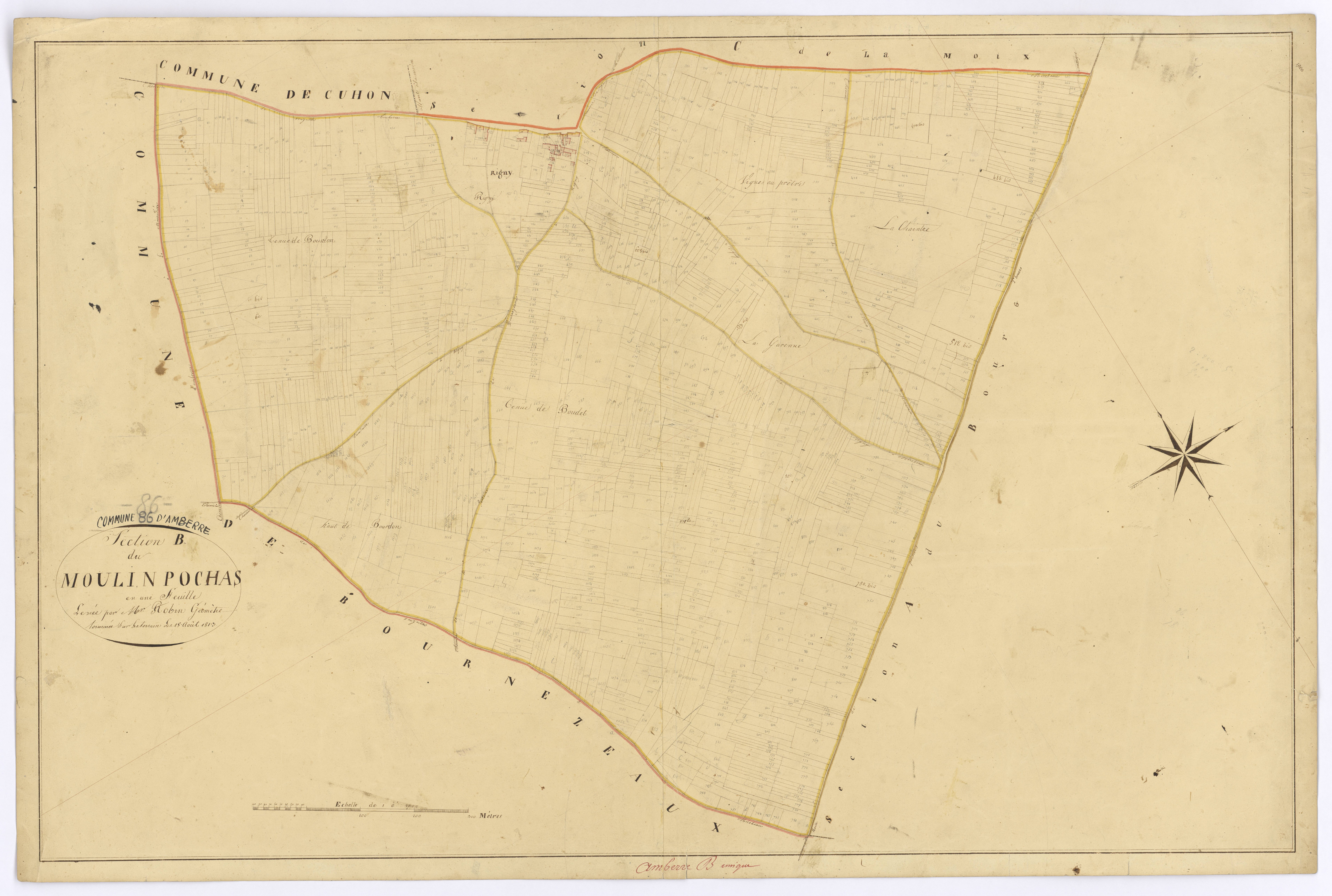 Amberre - FRAD086_cadastre Plans