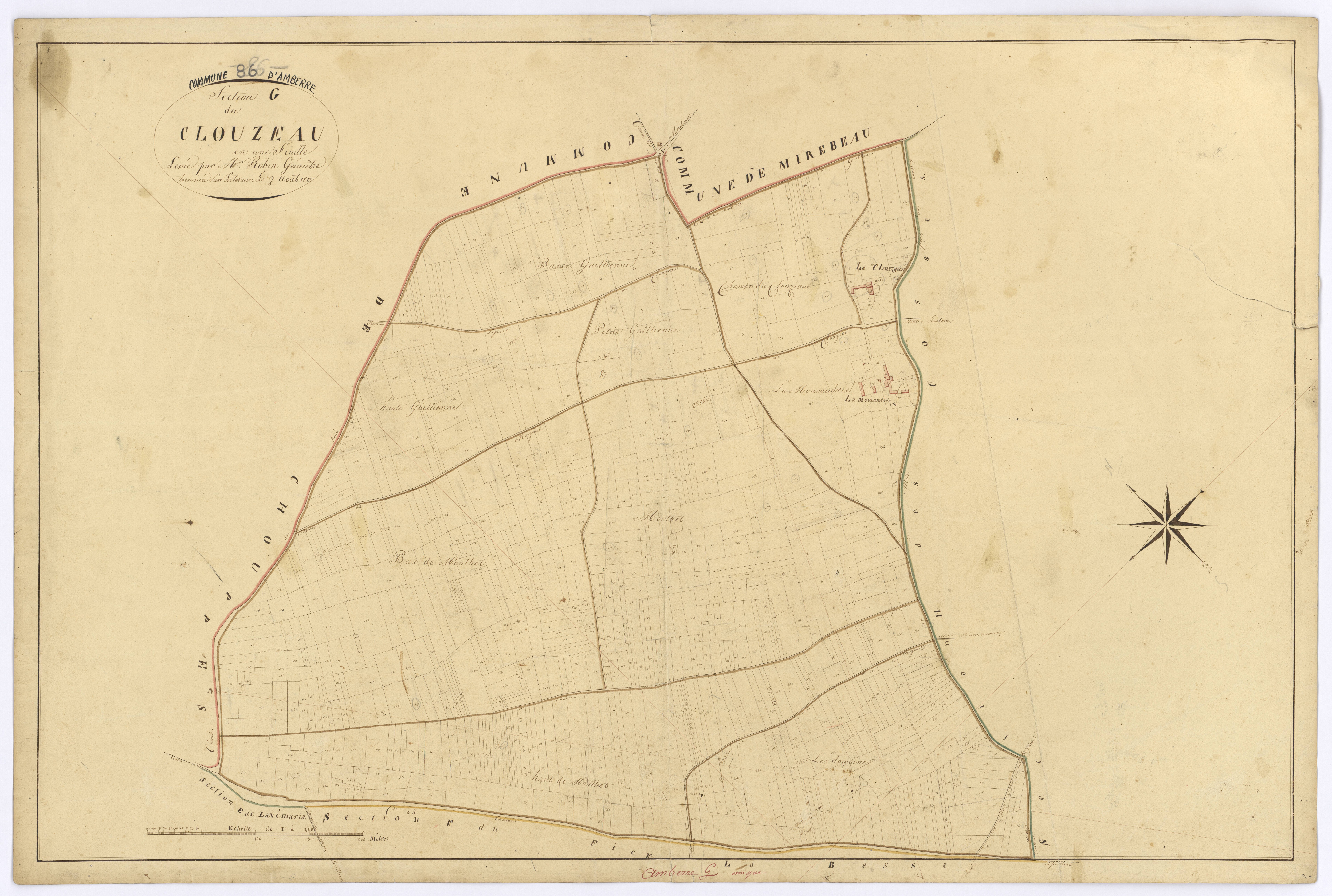Amberre - FRAD086_cadastre Plans