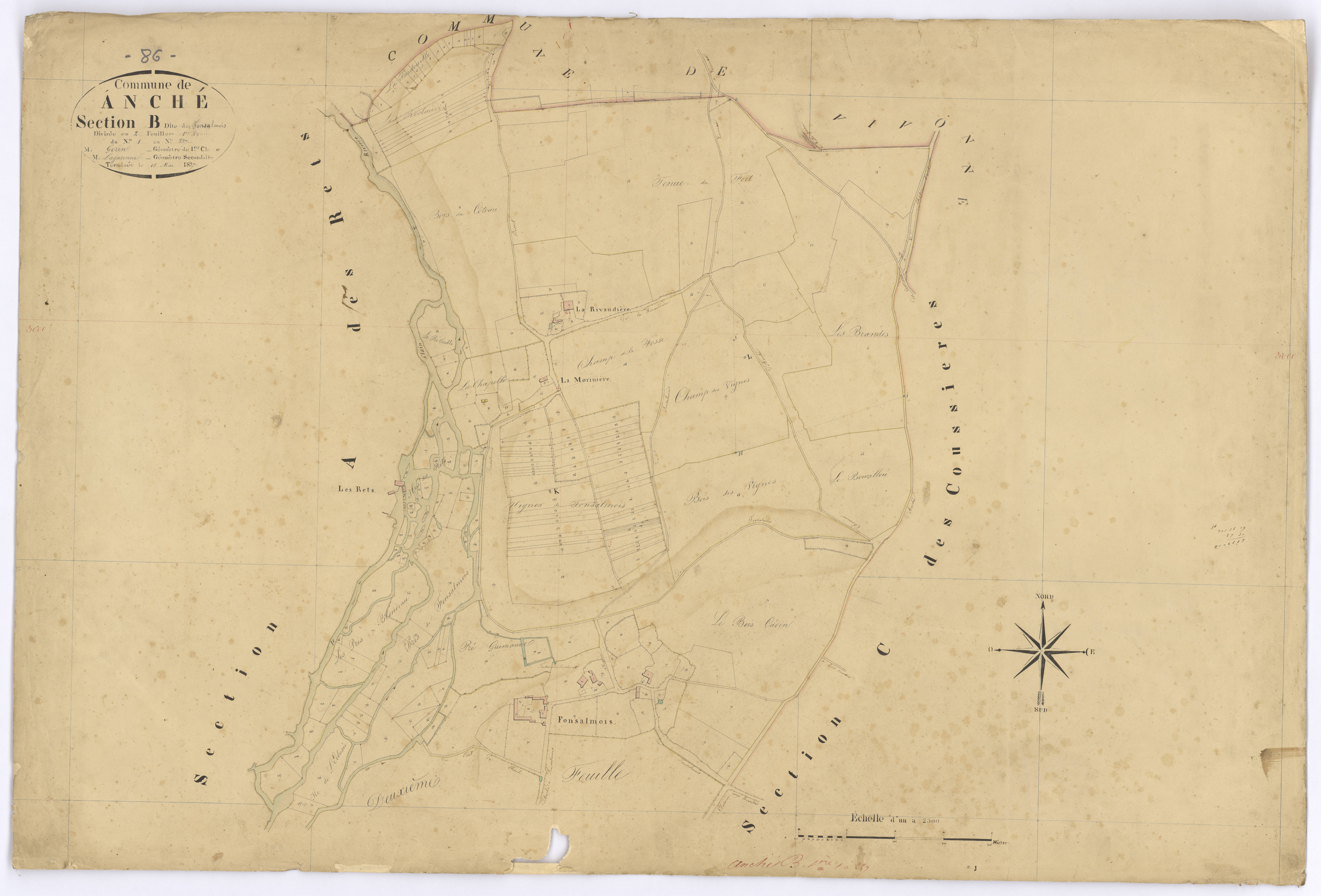 Anché - FRAD086_cadastre Plans 