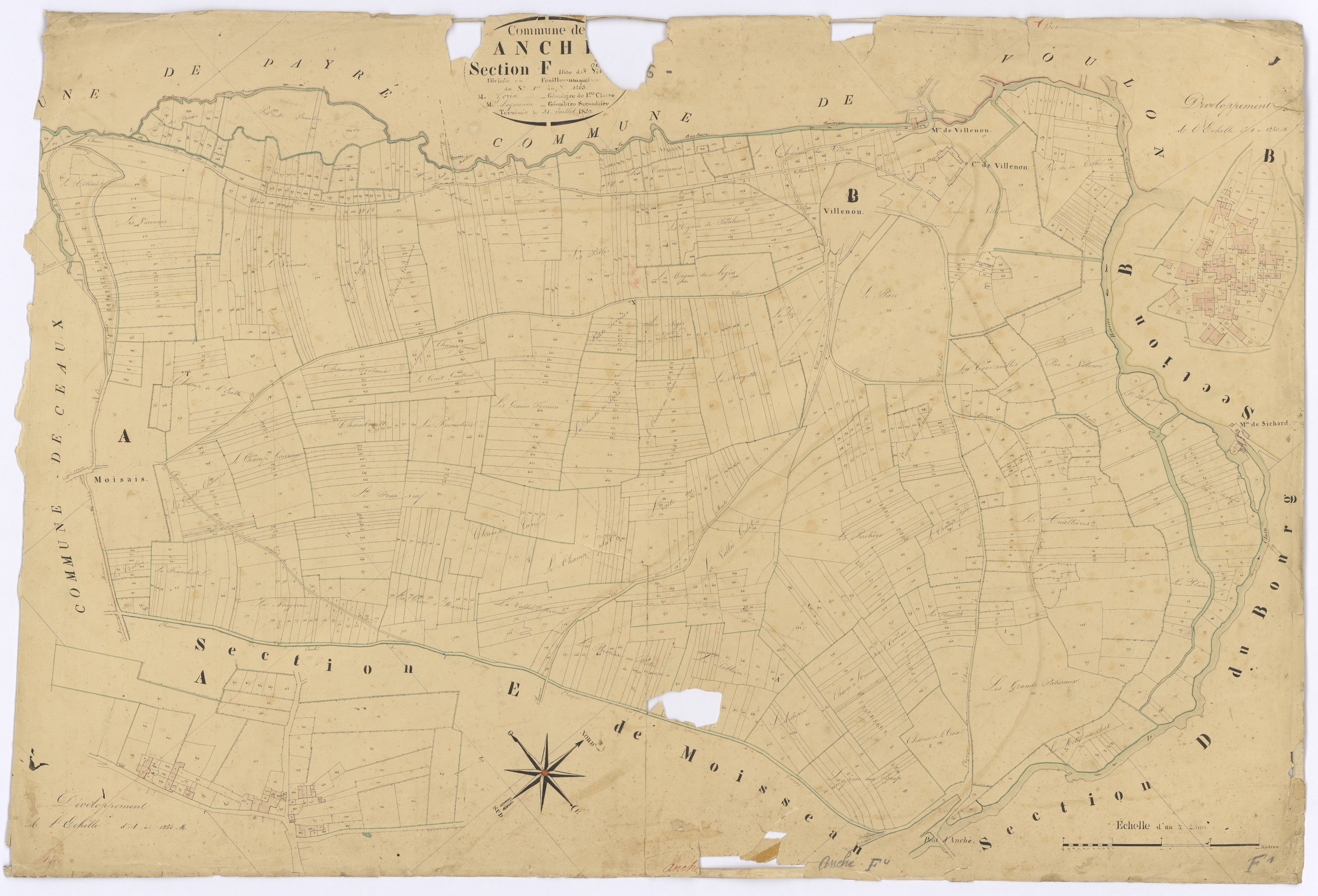 Anché - FRAD086_cadastre Plans 