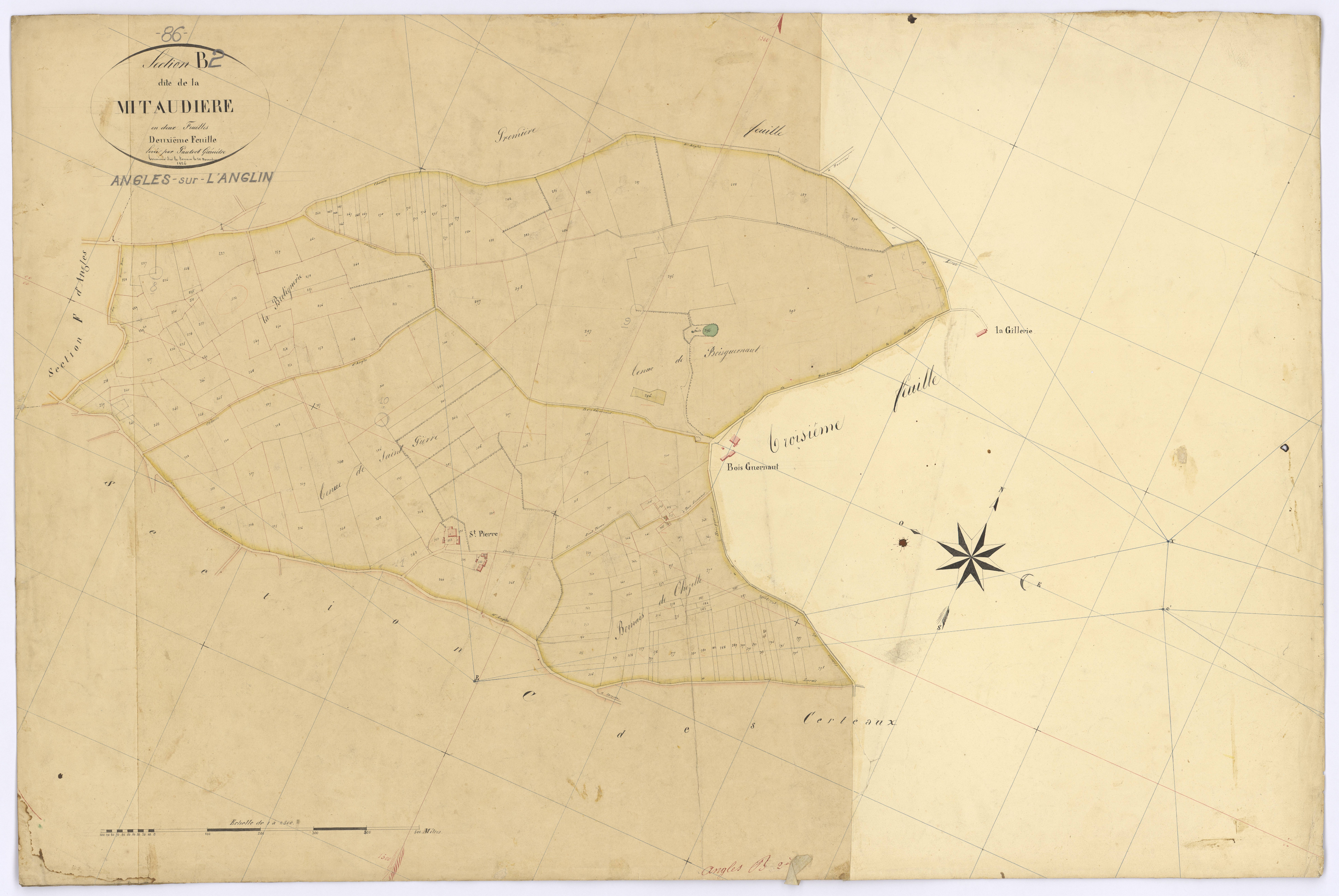 Angles-sur-l'Anglin - FRAD086_cadastre Plans 
