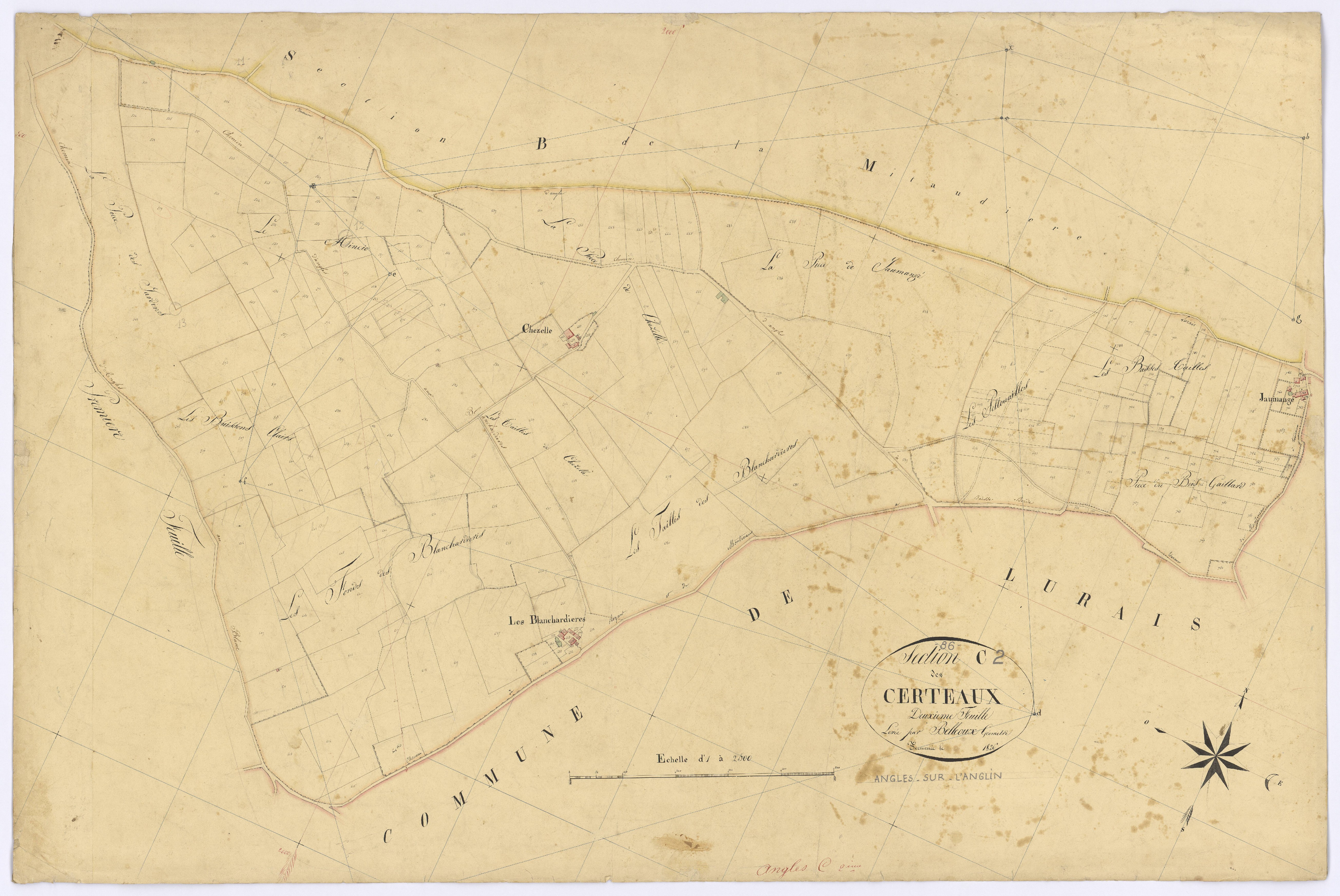 Angles-sur-l'Anglin - FRAD086_cadastre Plans 