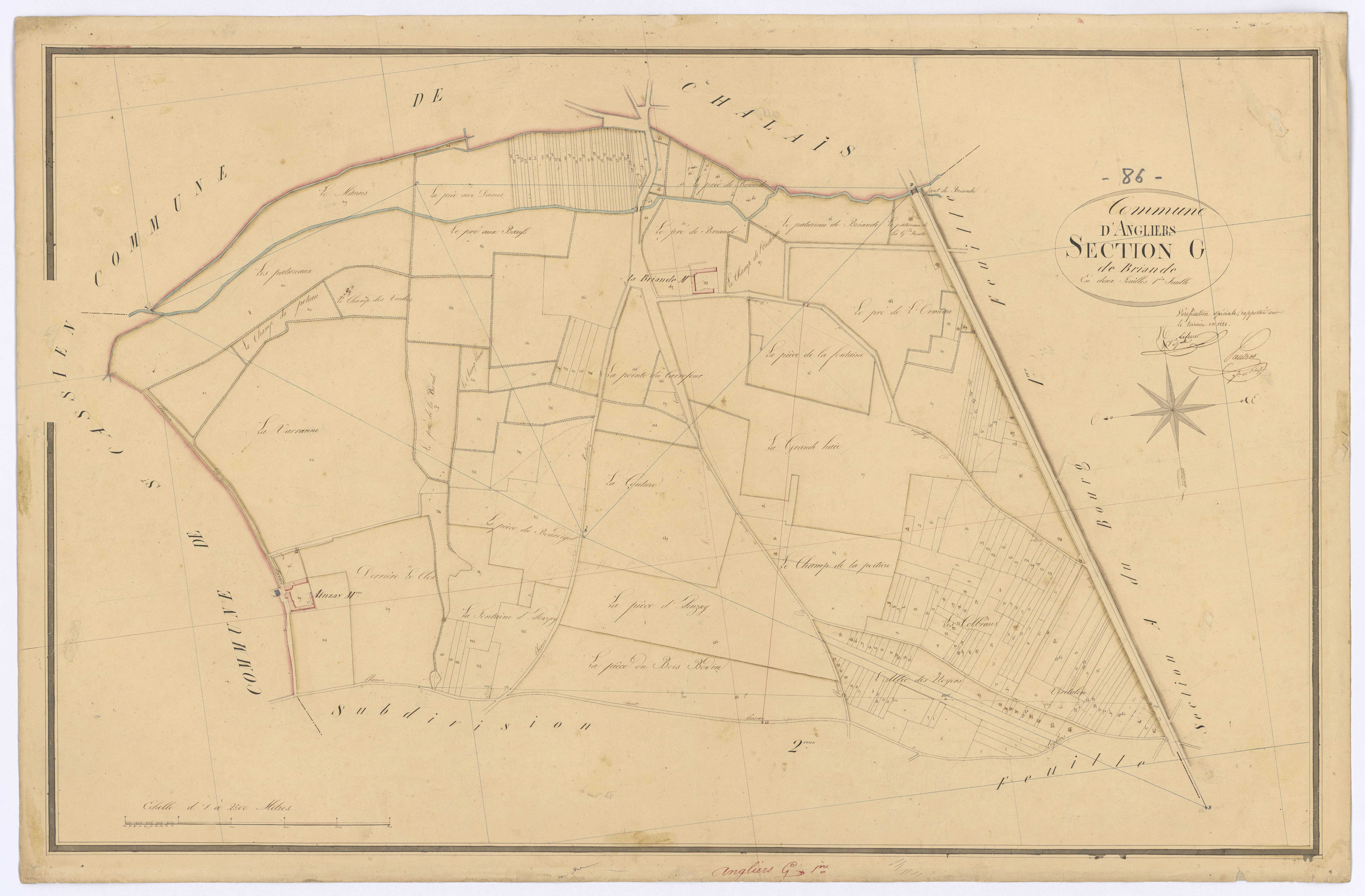 Angliers - FRAD086_cadastre Plans 
