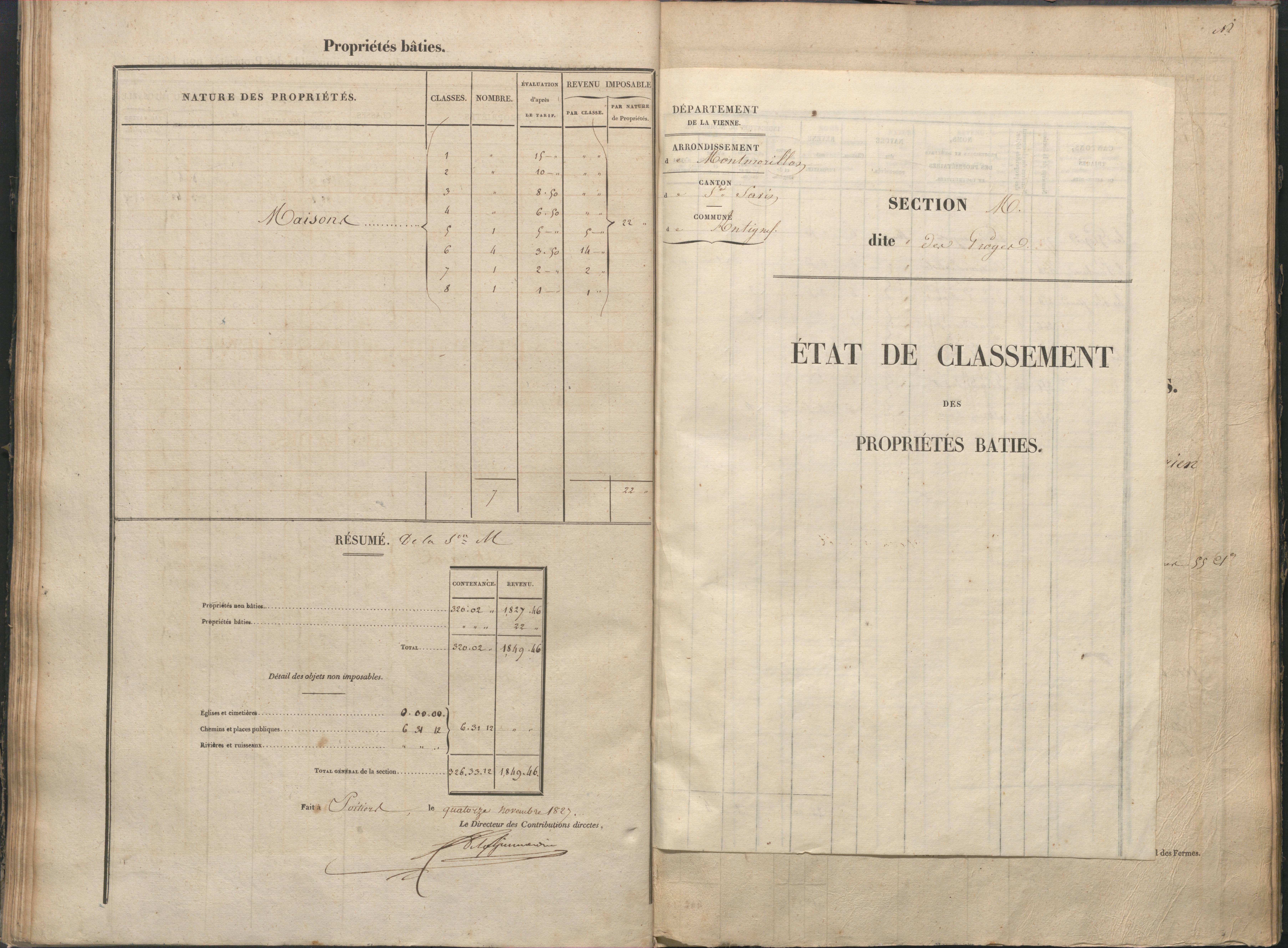 Antigny - FRAD086_cadastre Sections I-Q 