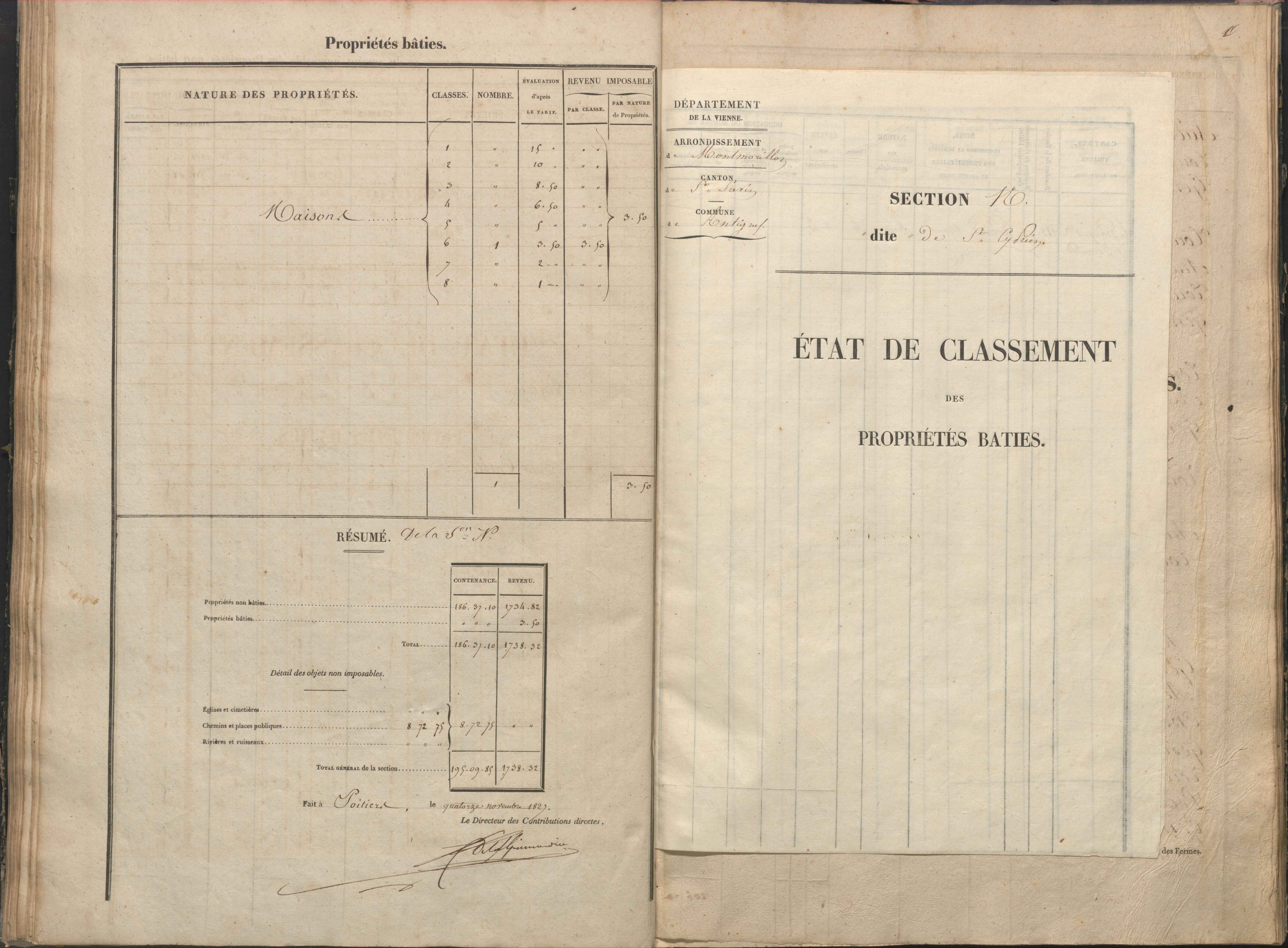 Antigny - FRAD086_cadastre Sections I-Q 