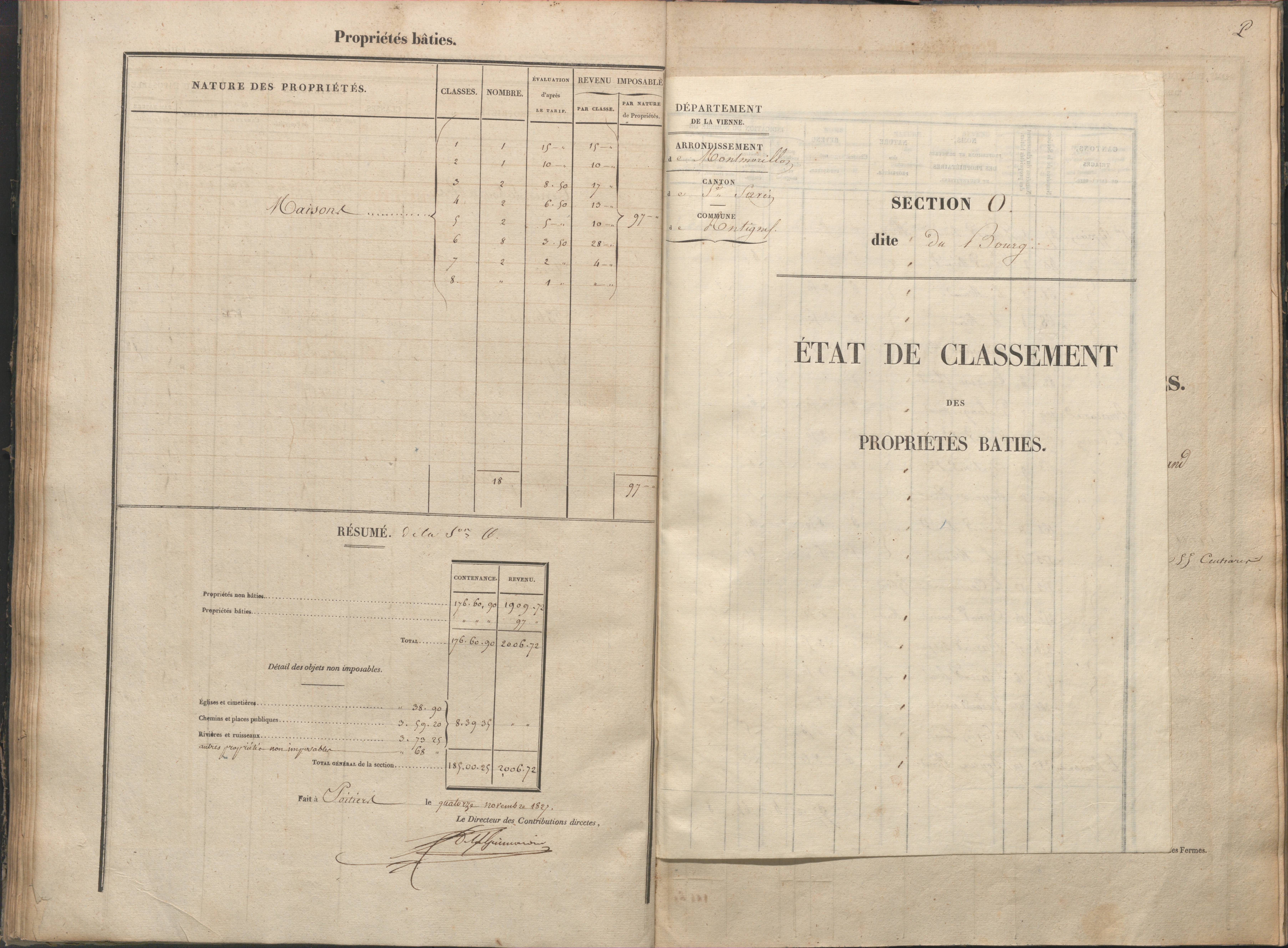 Antigny - FRAD086_cadastre Sections I-Q 