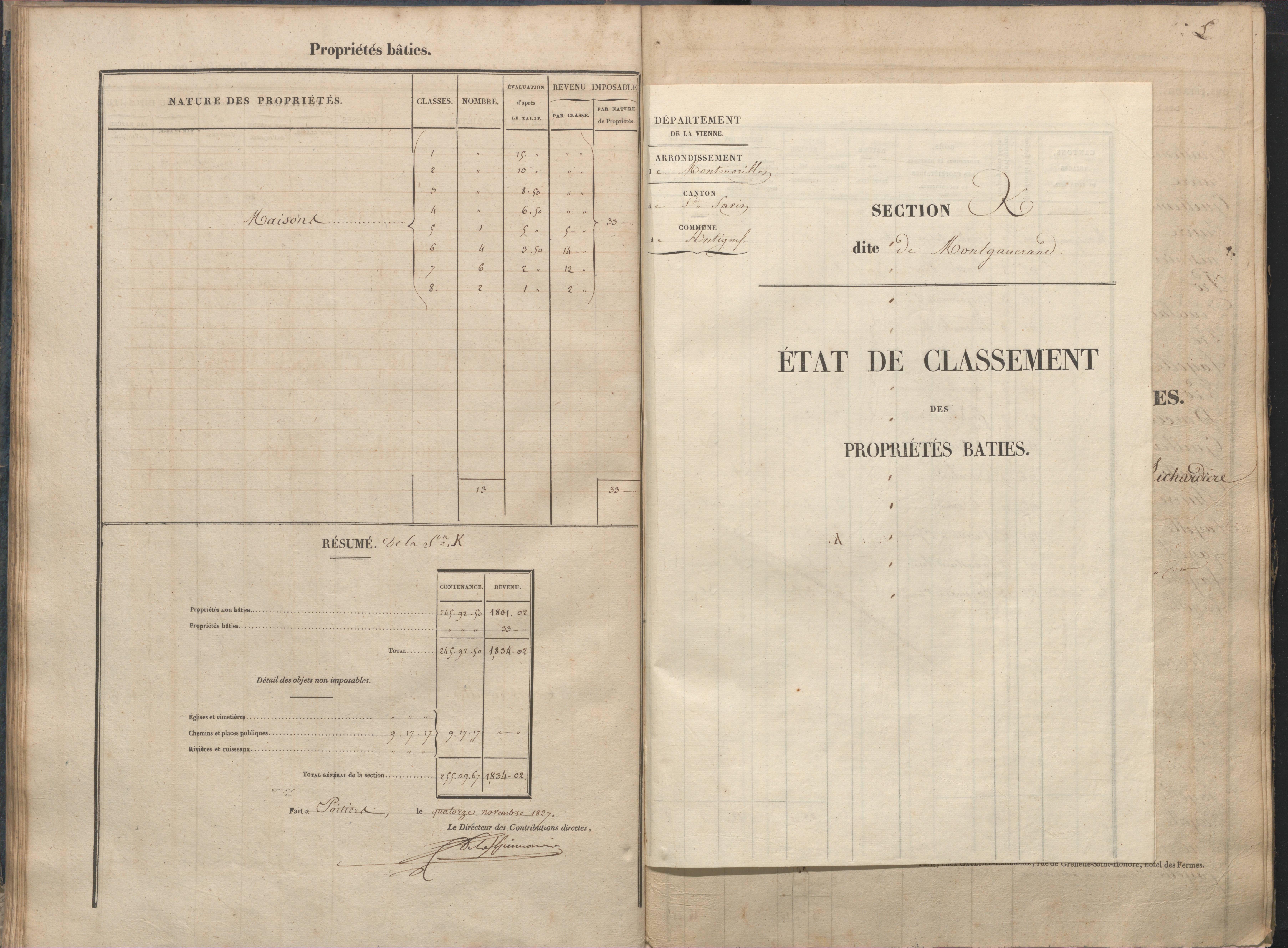 Antigny - FRAD086_cadastre Sections I-Q 