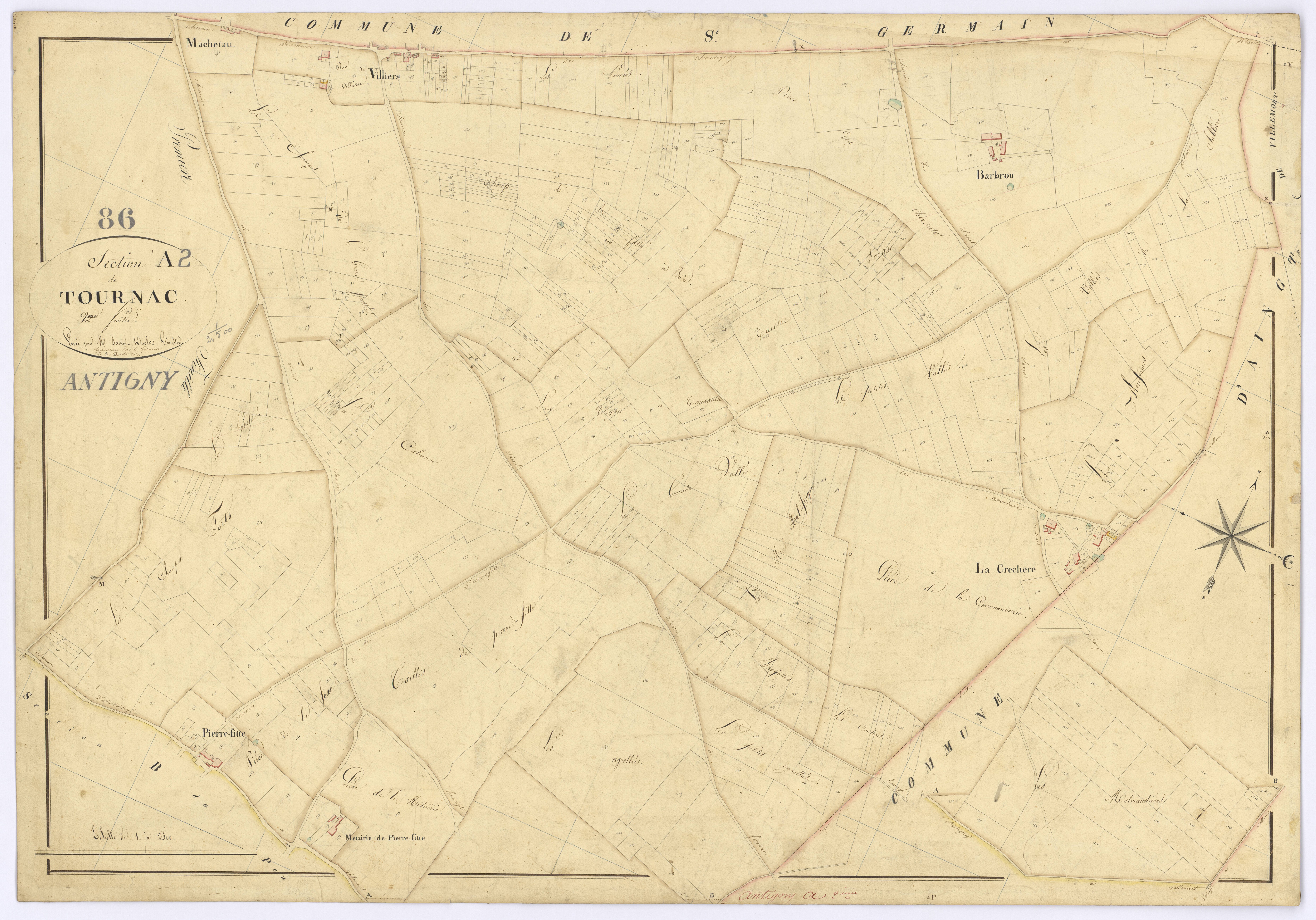 Antigny - FRAD086_cadastre Plans 