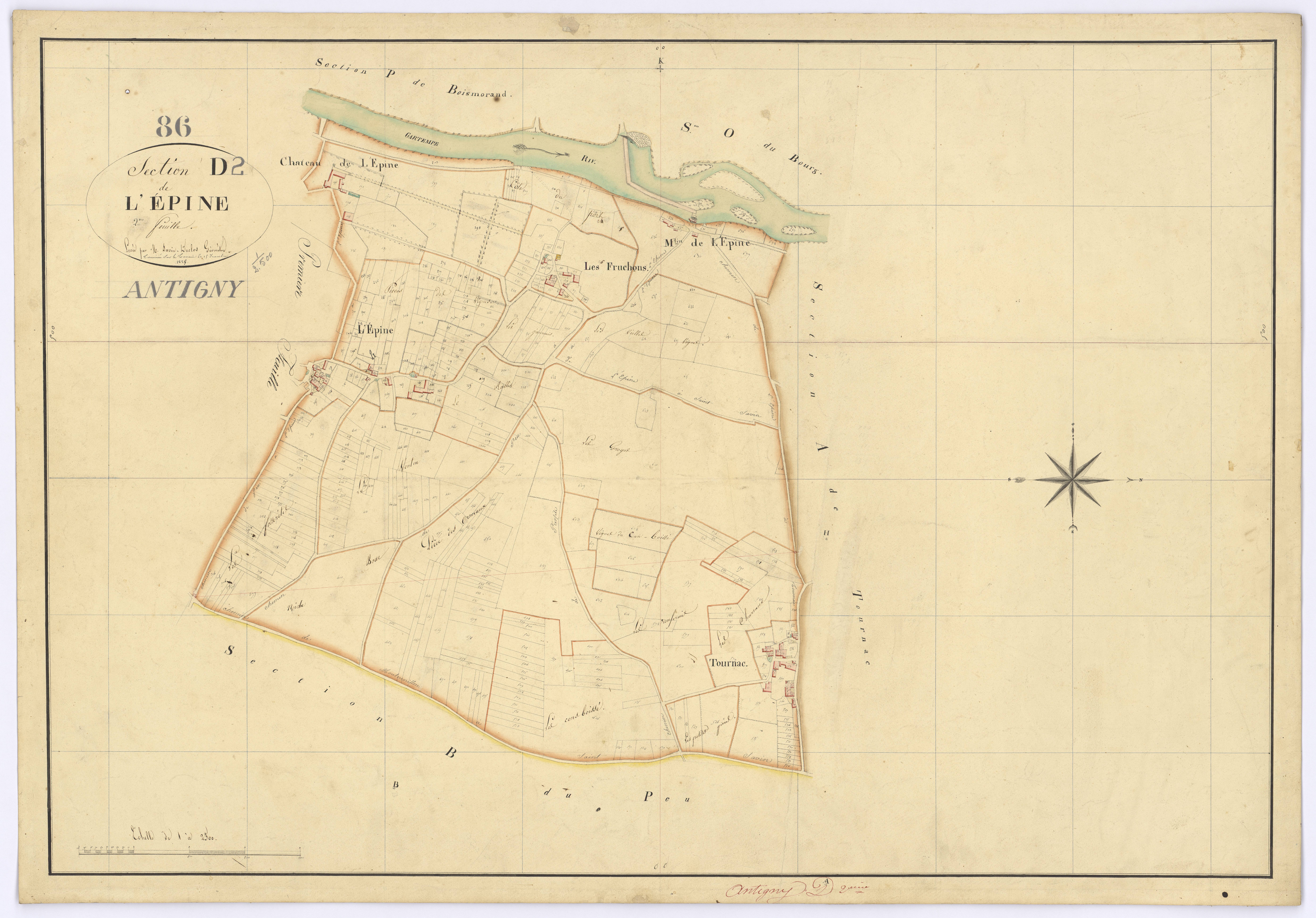 Antigny - FRAD086_cadastre Plans 
