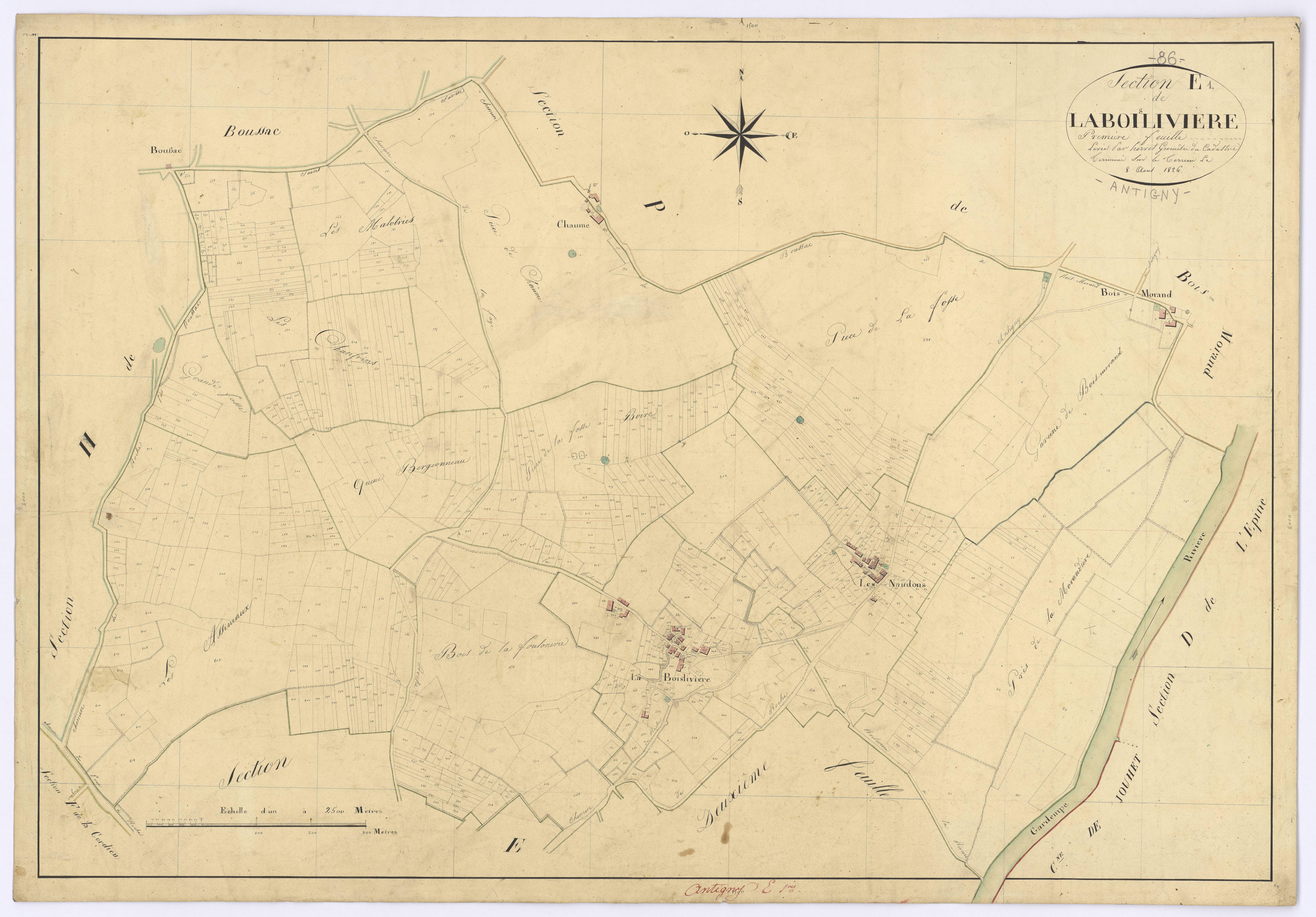 Antigny - FRAD086_cadastre Plans 
