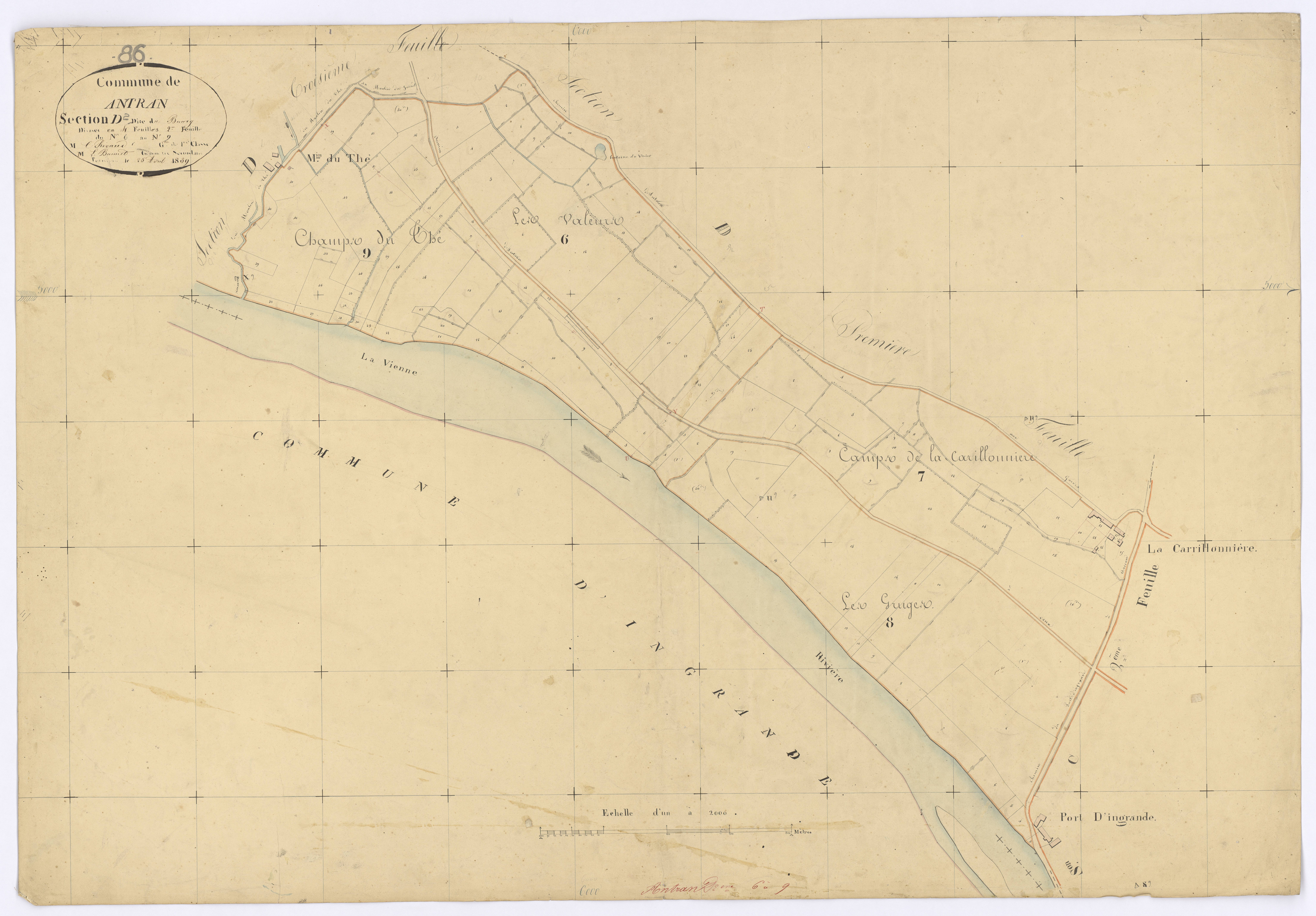 Antran - FRAD086_cadastre Plans 