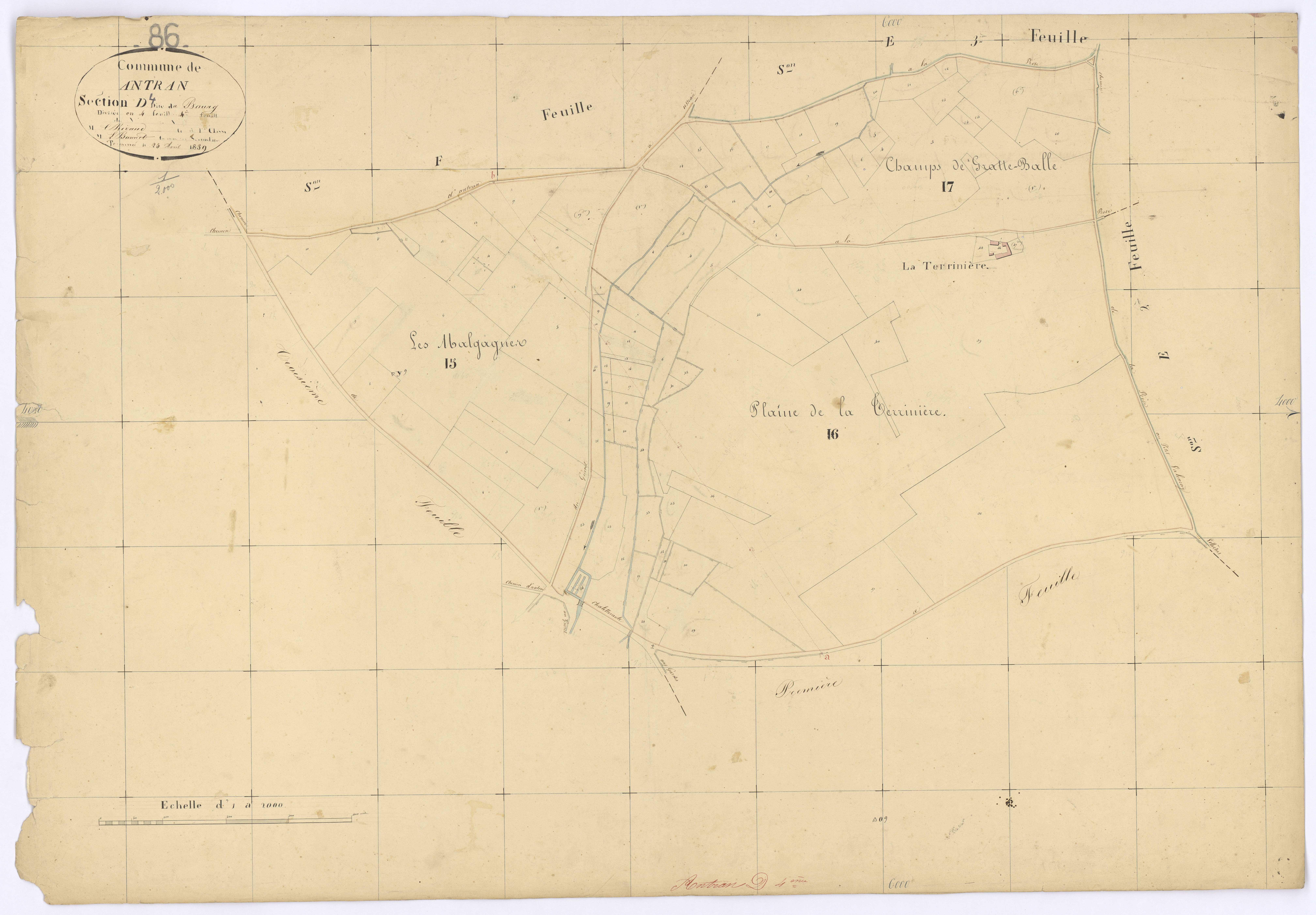 Antran - FRAD086_cadastre Plans 
