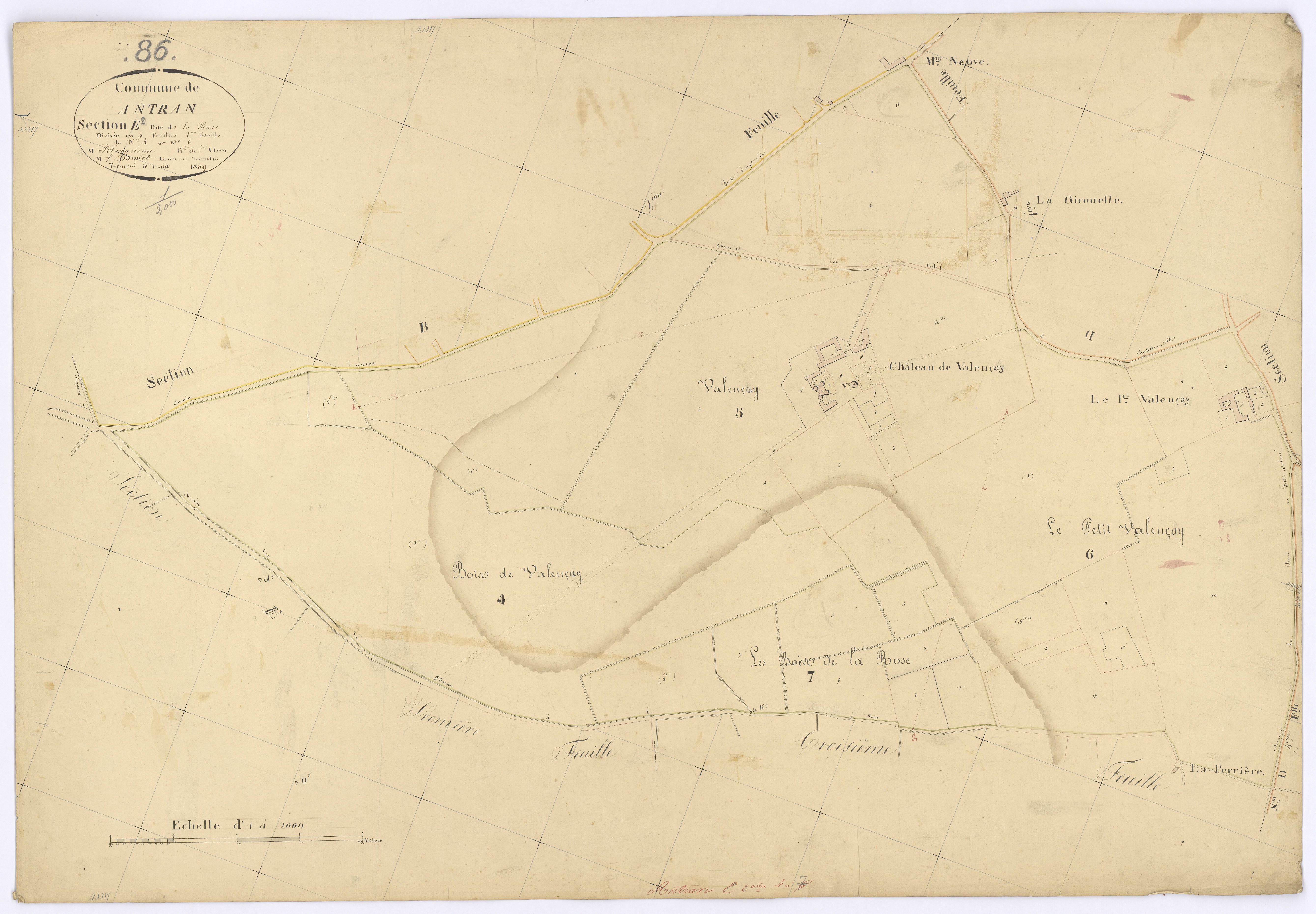 Antran - FRAD086_cadastre Plans 