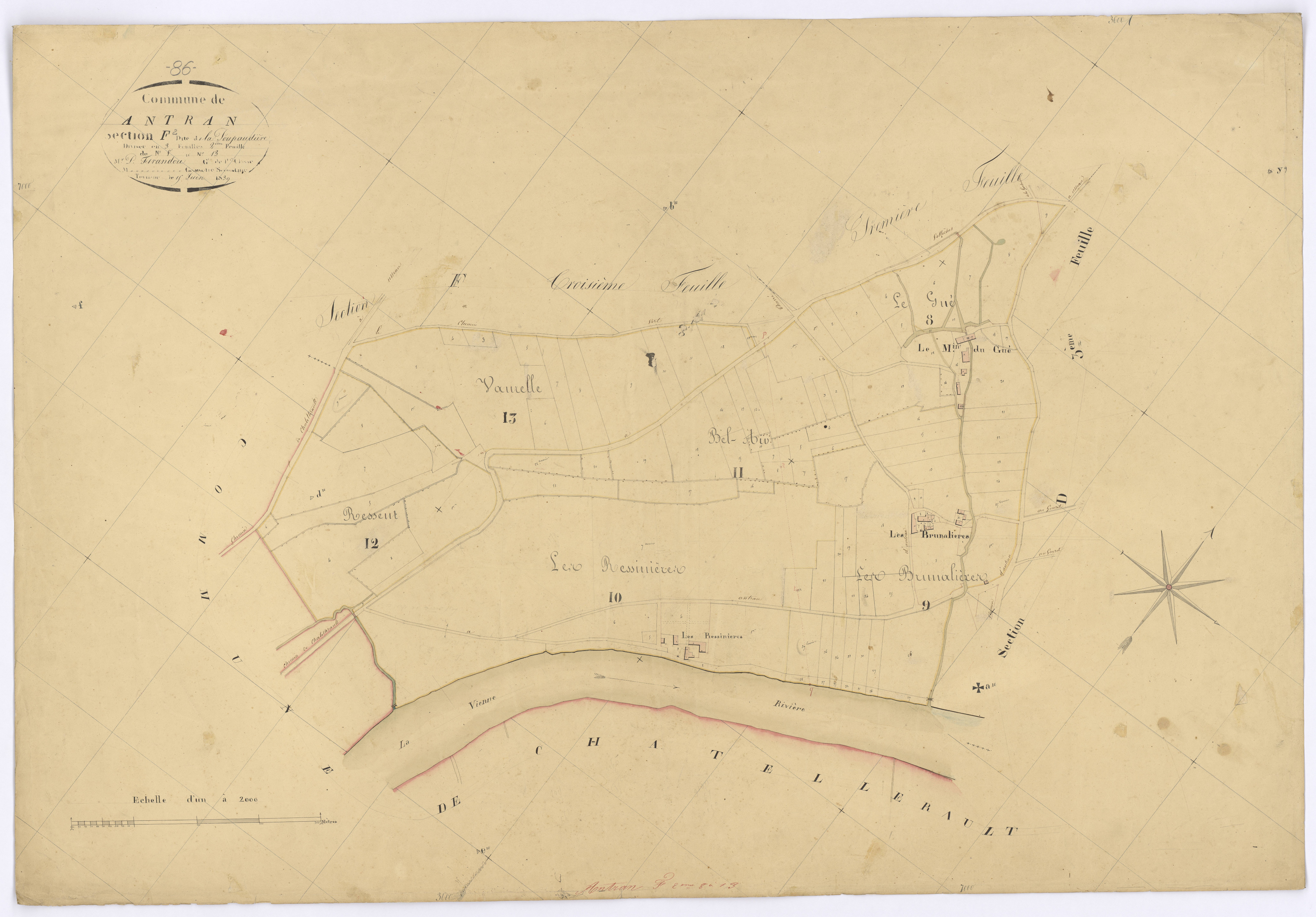 Antran - FRAD086_cadastre Plans 