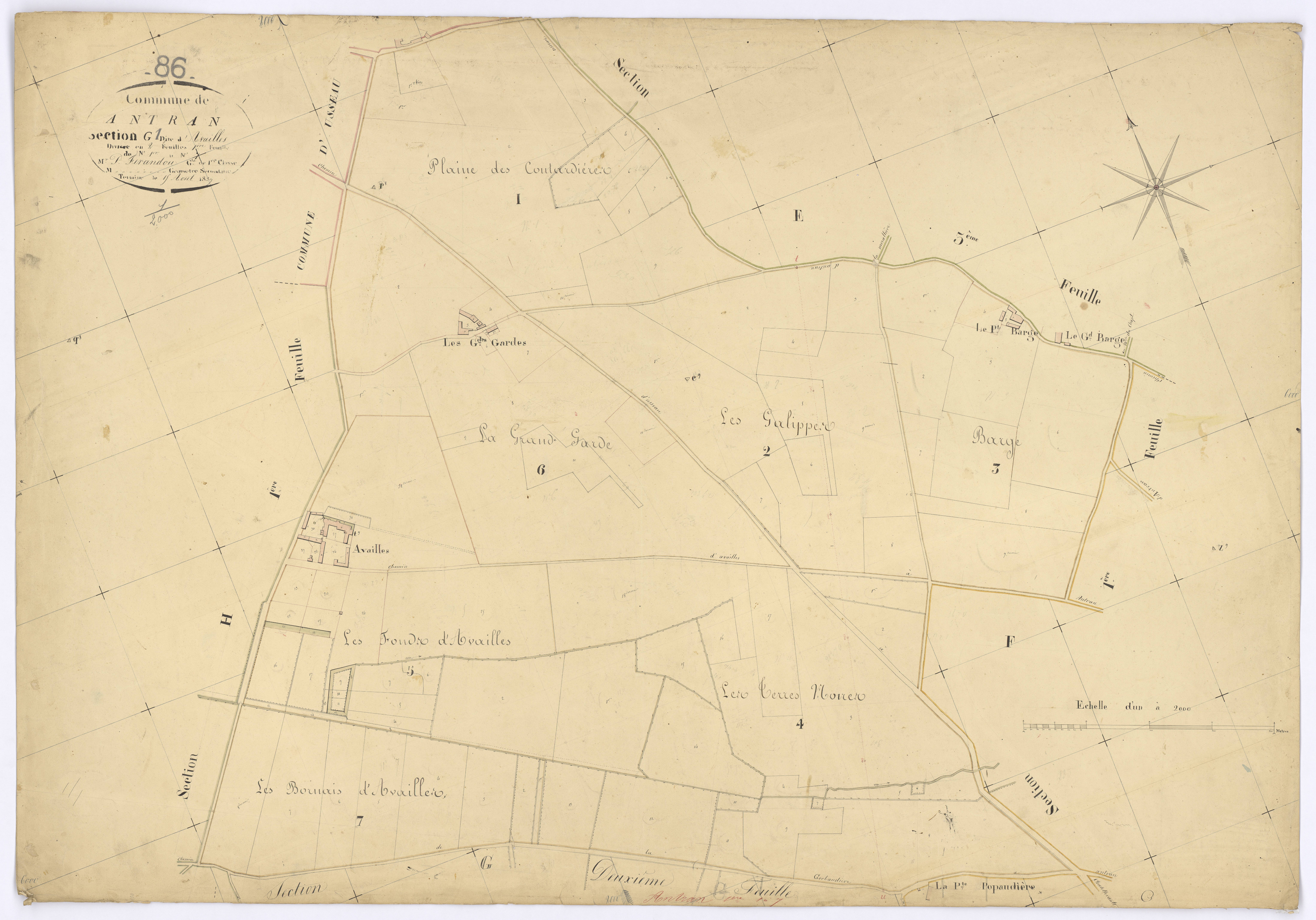 Antran - FRAD086_cadastre Plans 