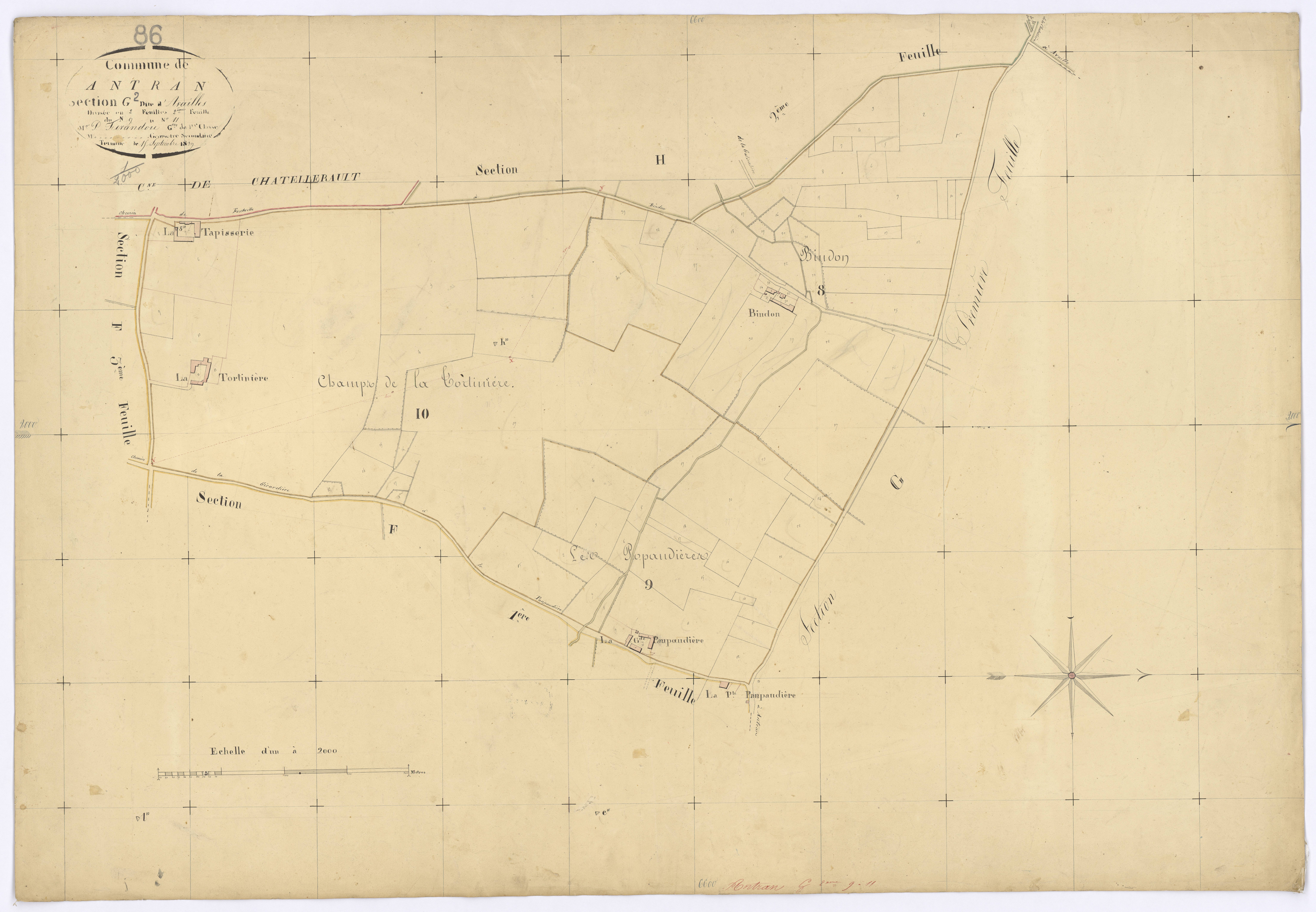 Antran - FRAD086_cadastre Plans 