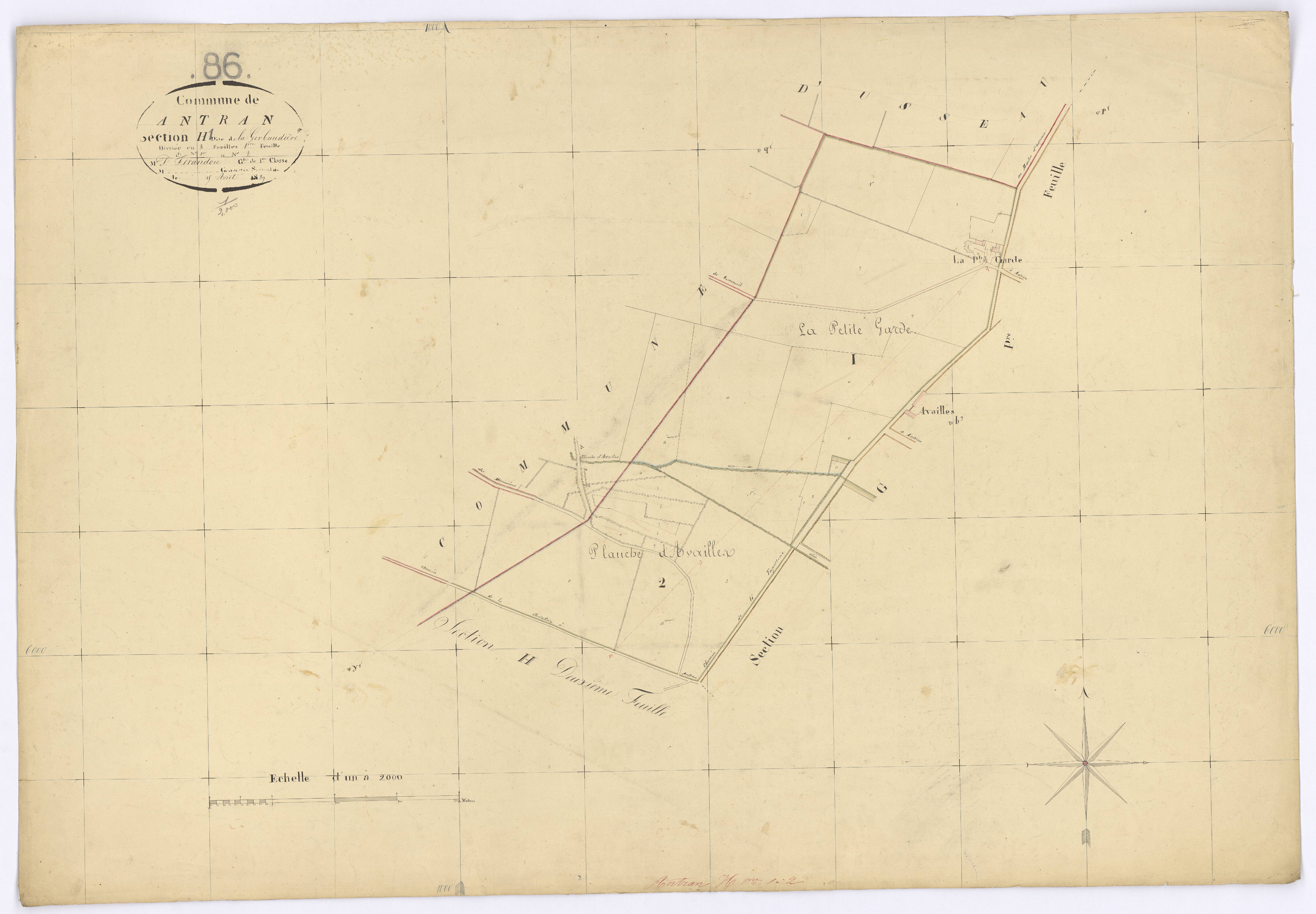 Antran - FRAD086_cadastre Plans 