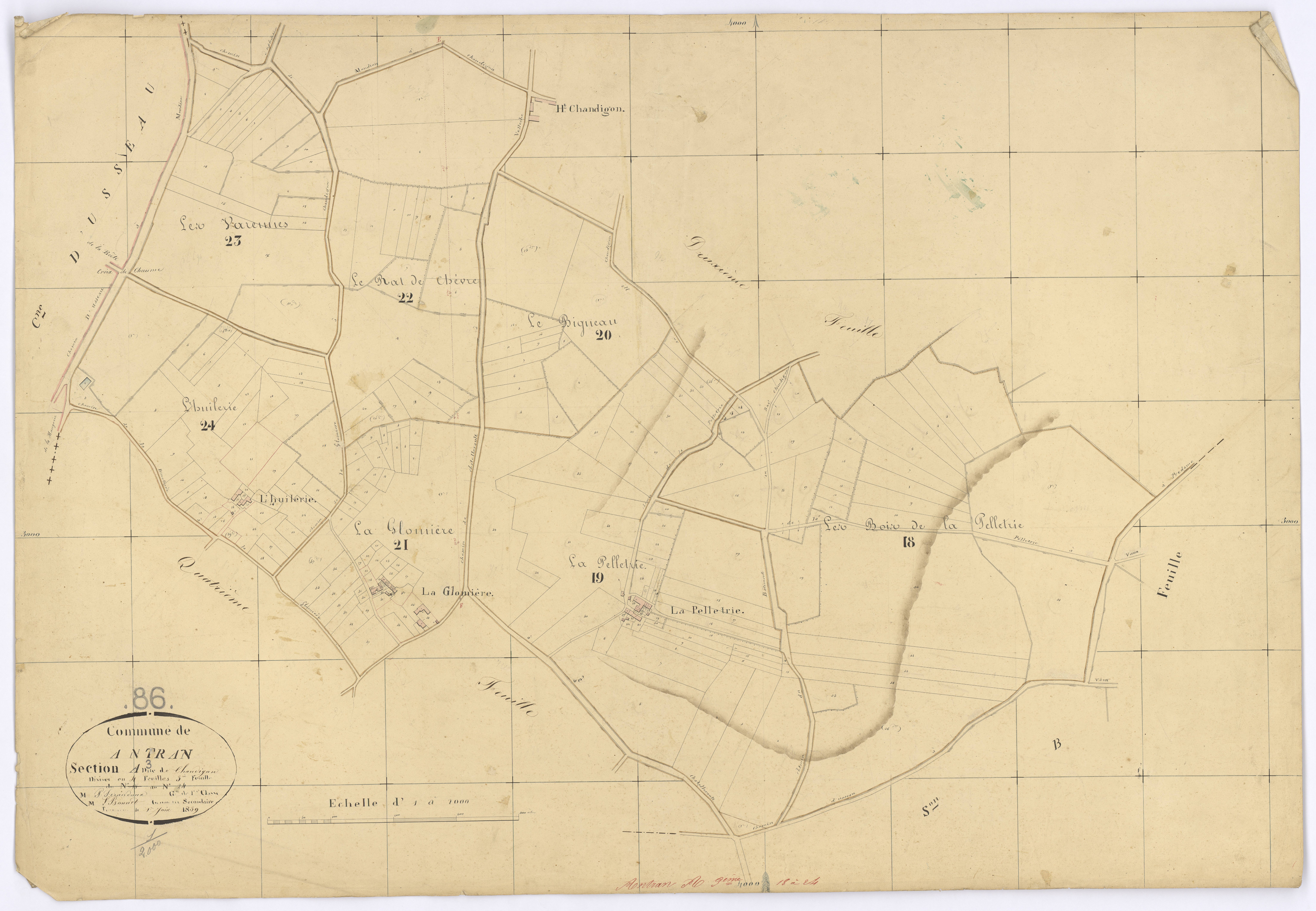 Antran - FRAD086_cadastre Plans 