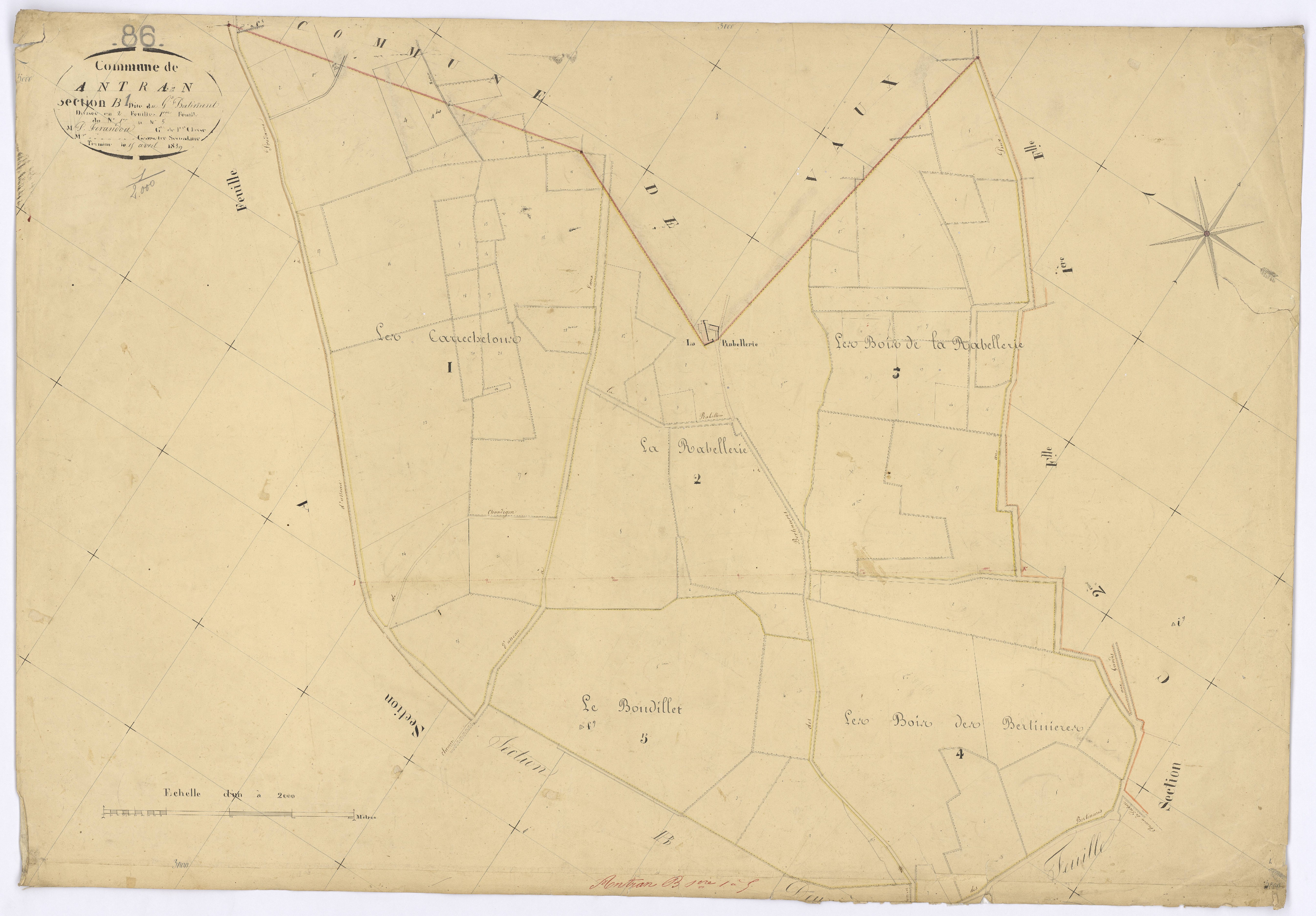 Antran - FRAD086_cadastre Plans 