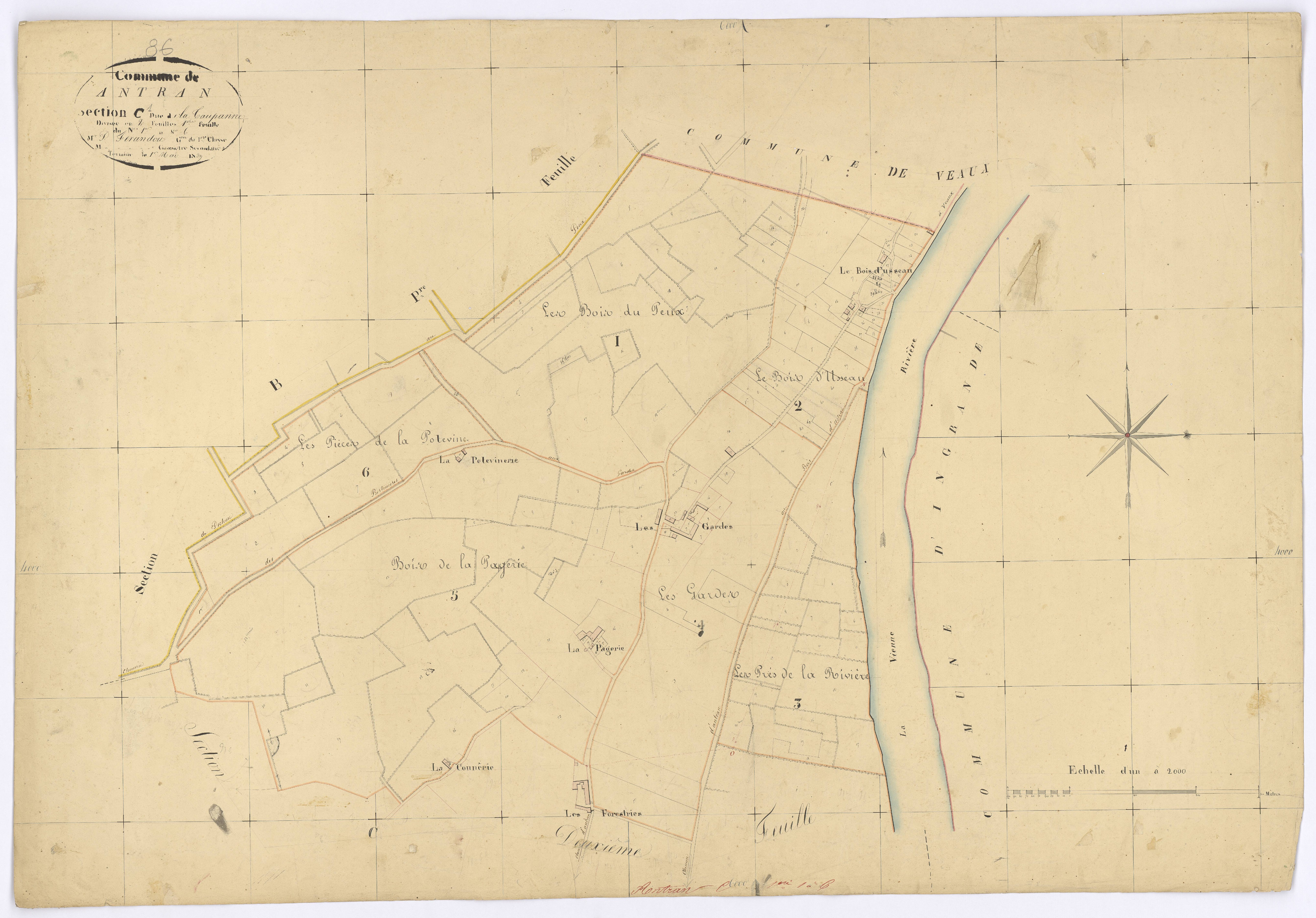 Antran - FRAD086_cadastre Plans 