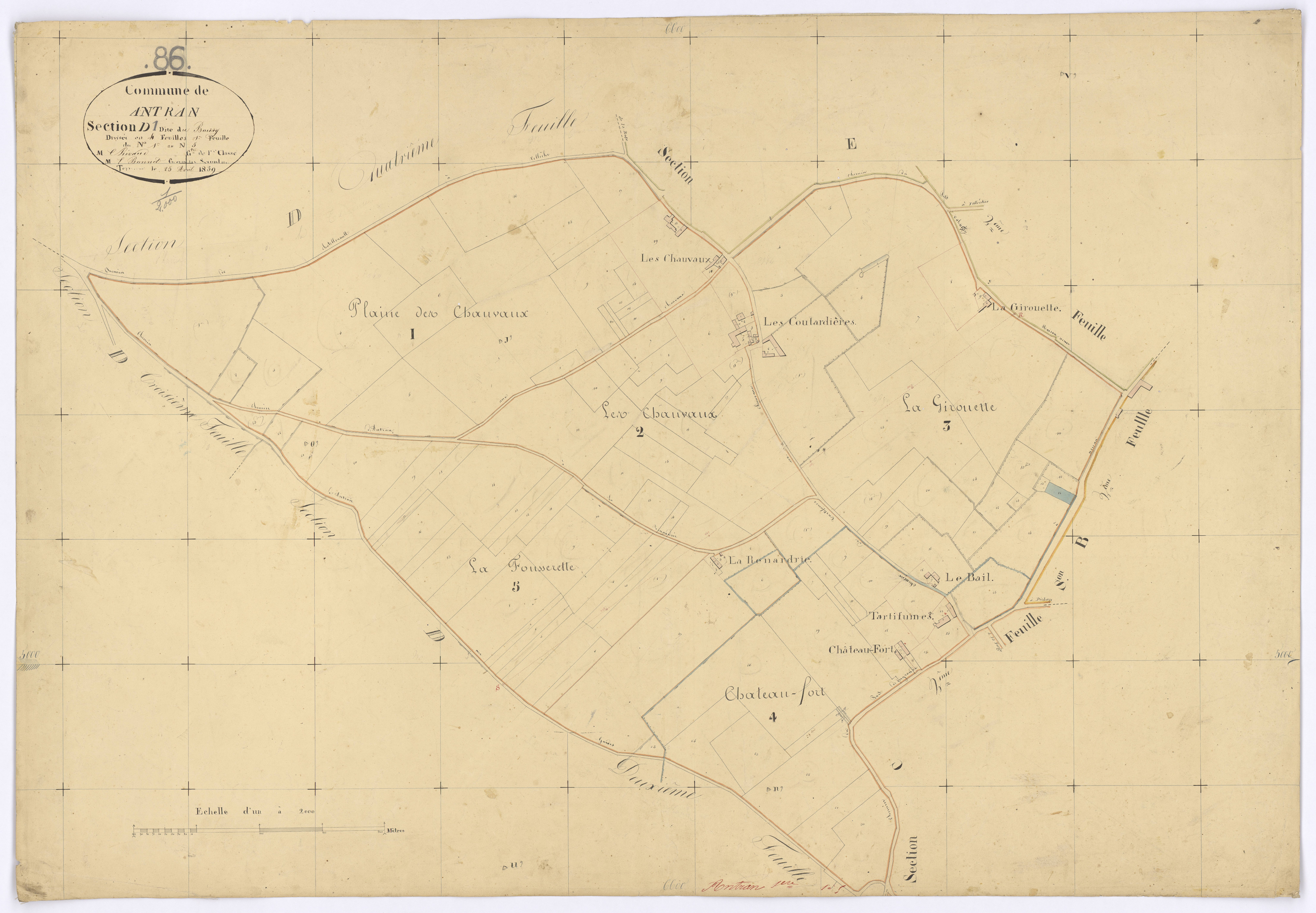 Antran - FRAD086_cadastre Plans 