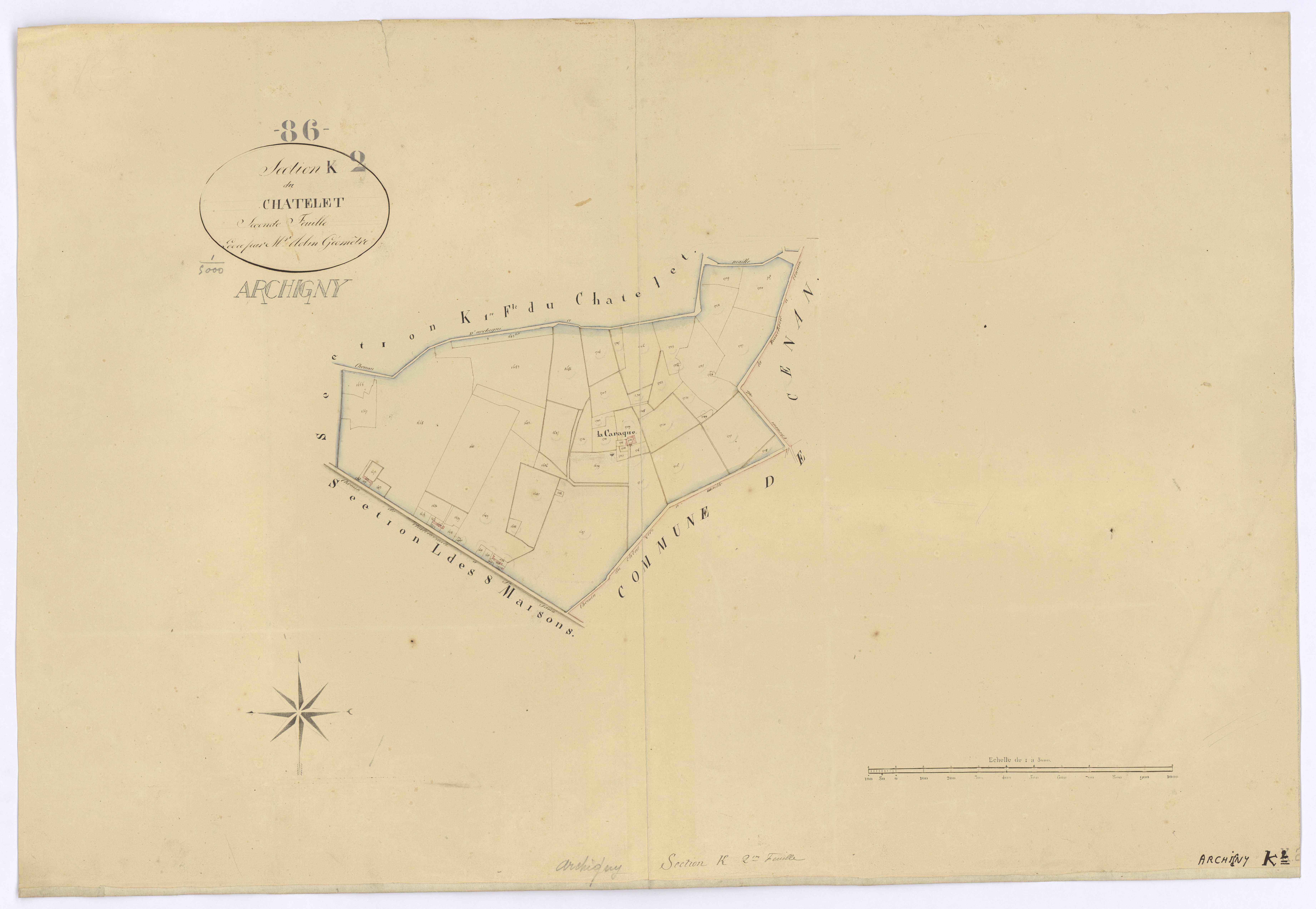 Archigny - FRAD086_cadastre Plans 