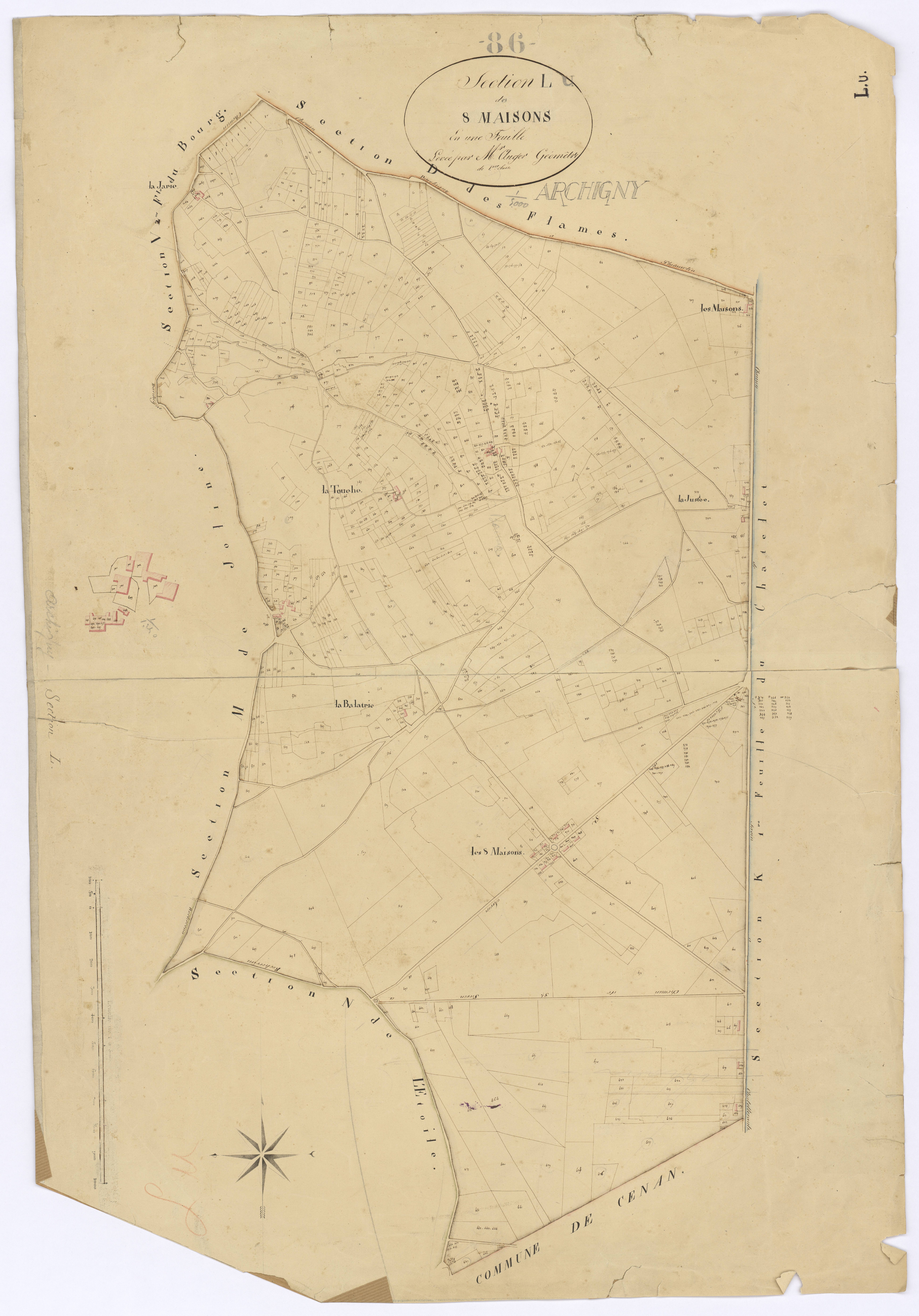 Archigny - FRAD086_cadastre Plans 