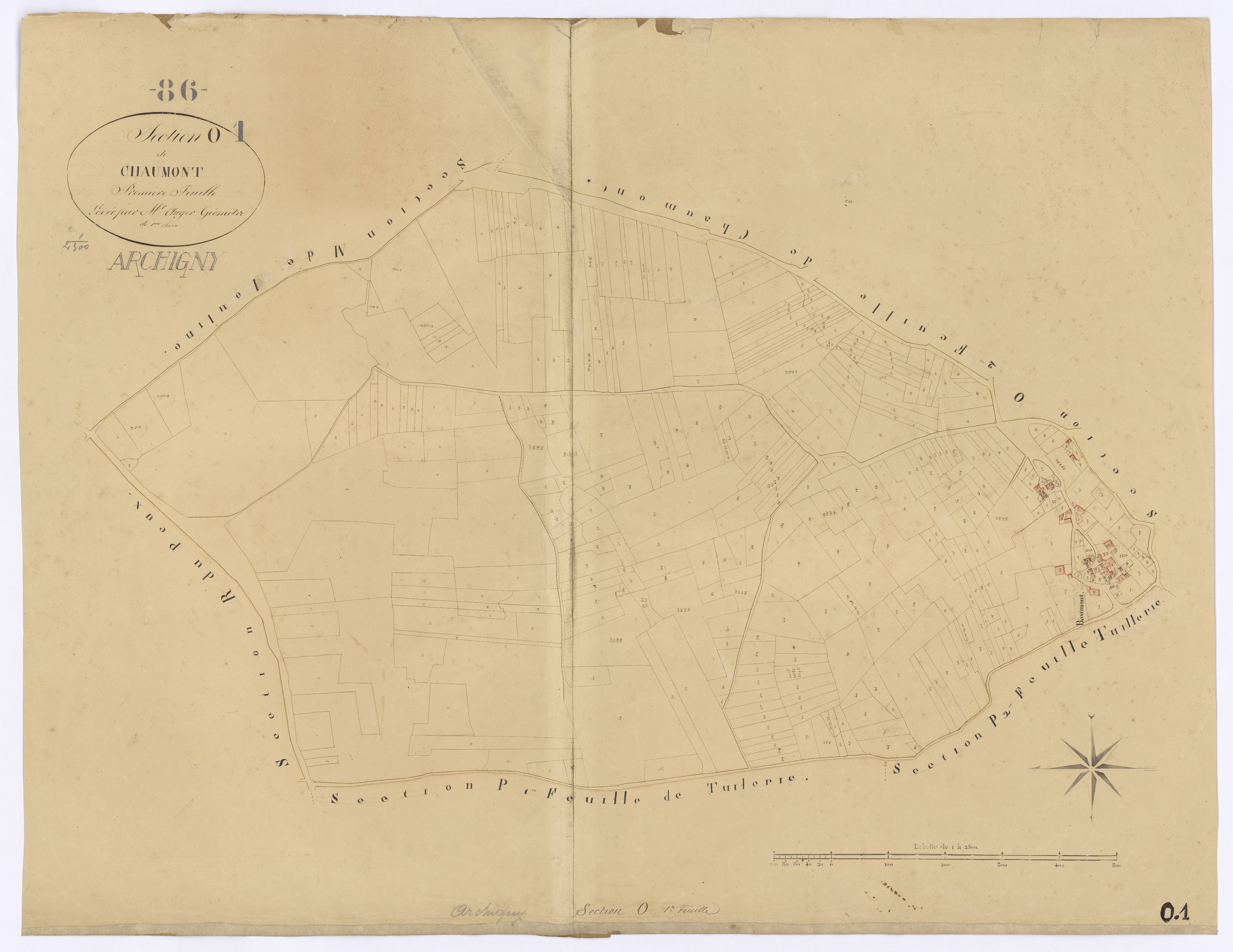 Archigny - FRAD086_cadastre Plans 