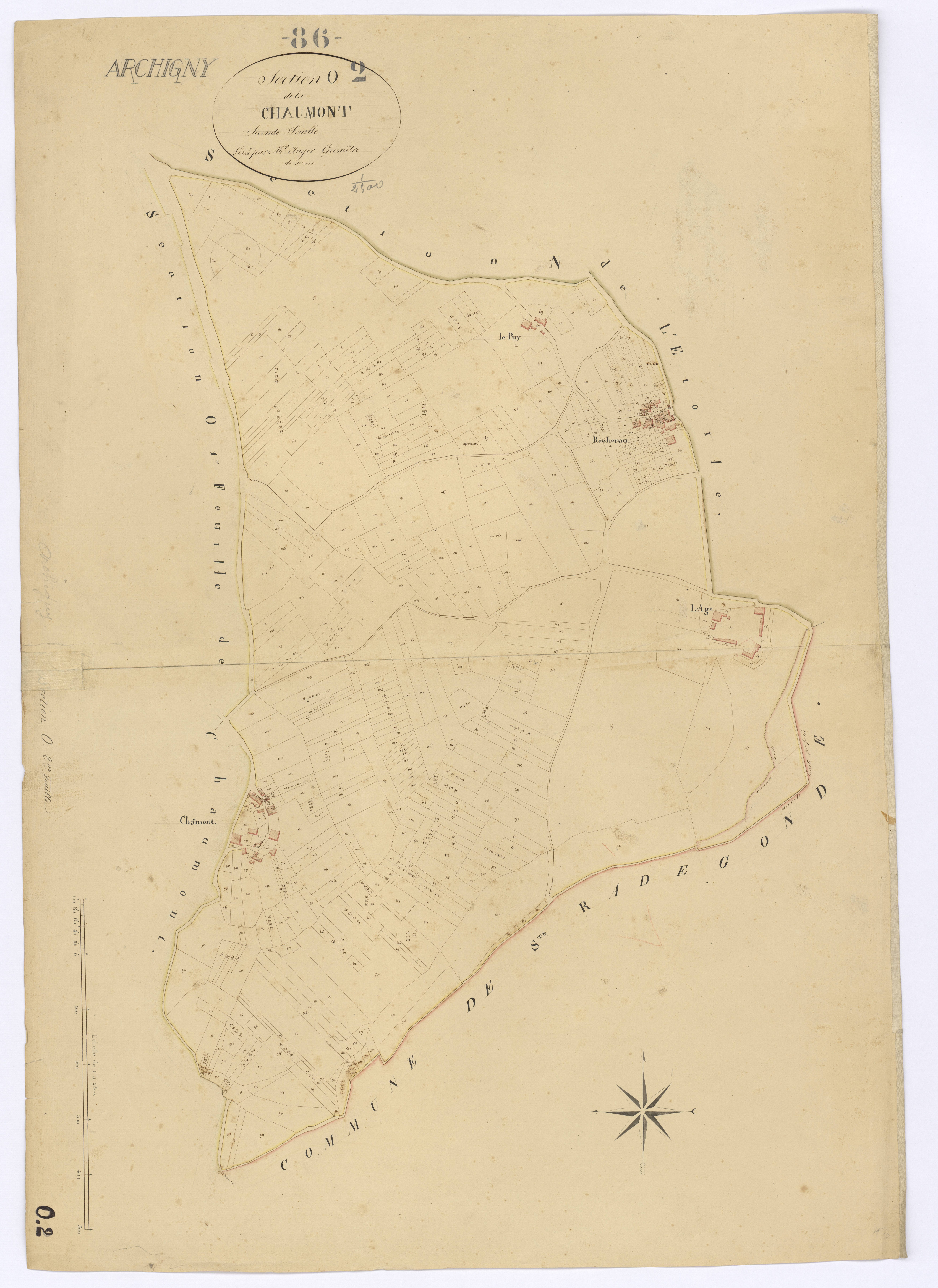 Archigny - FRAD086_cadastre Plans 
