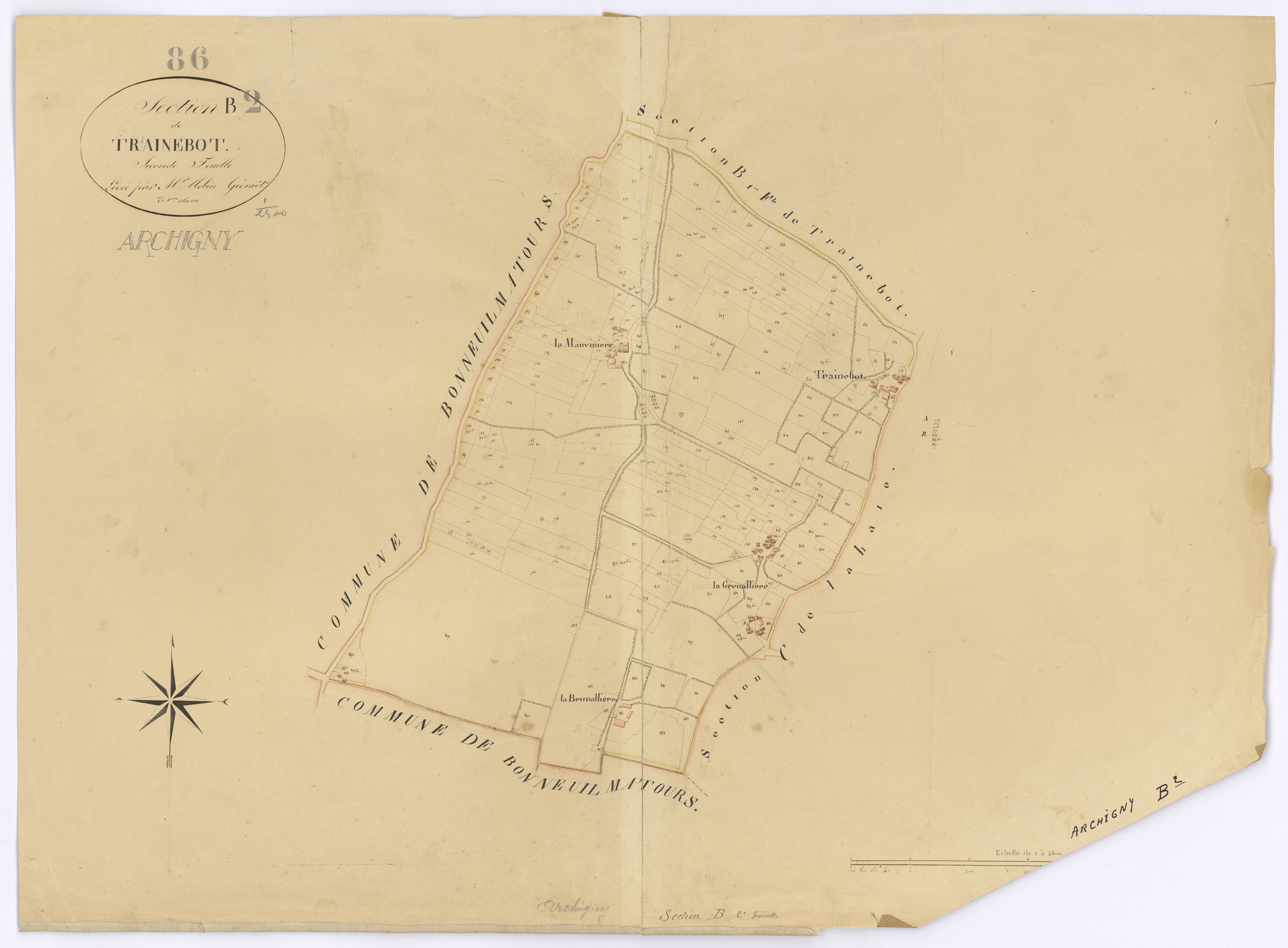 Archigny - FRAD086_cadastre Plans 