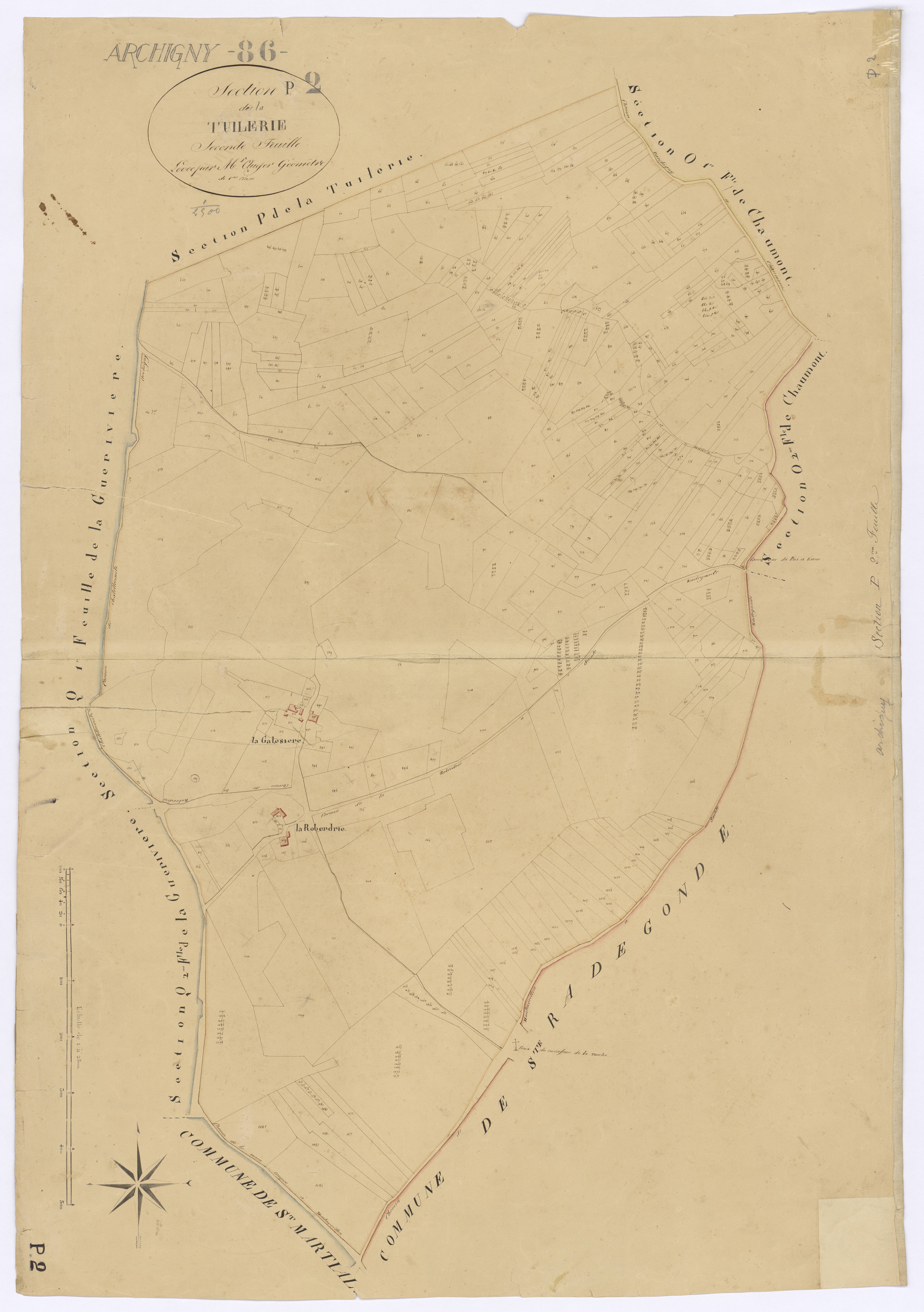 Archigny - FRAD086_cadastre Plans 