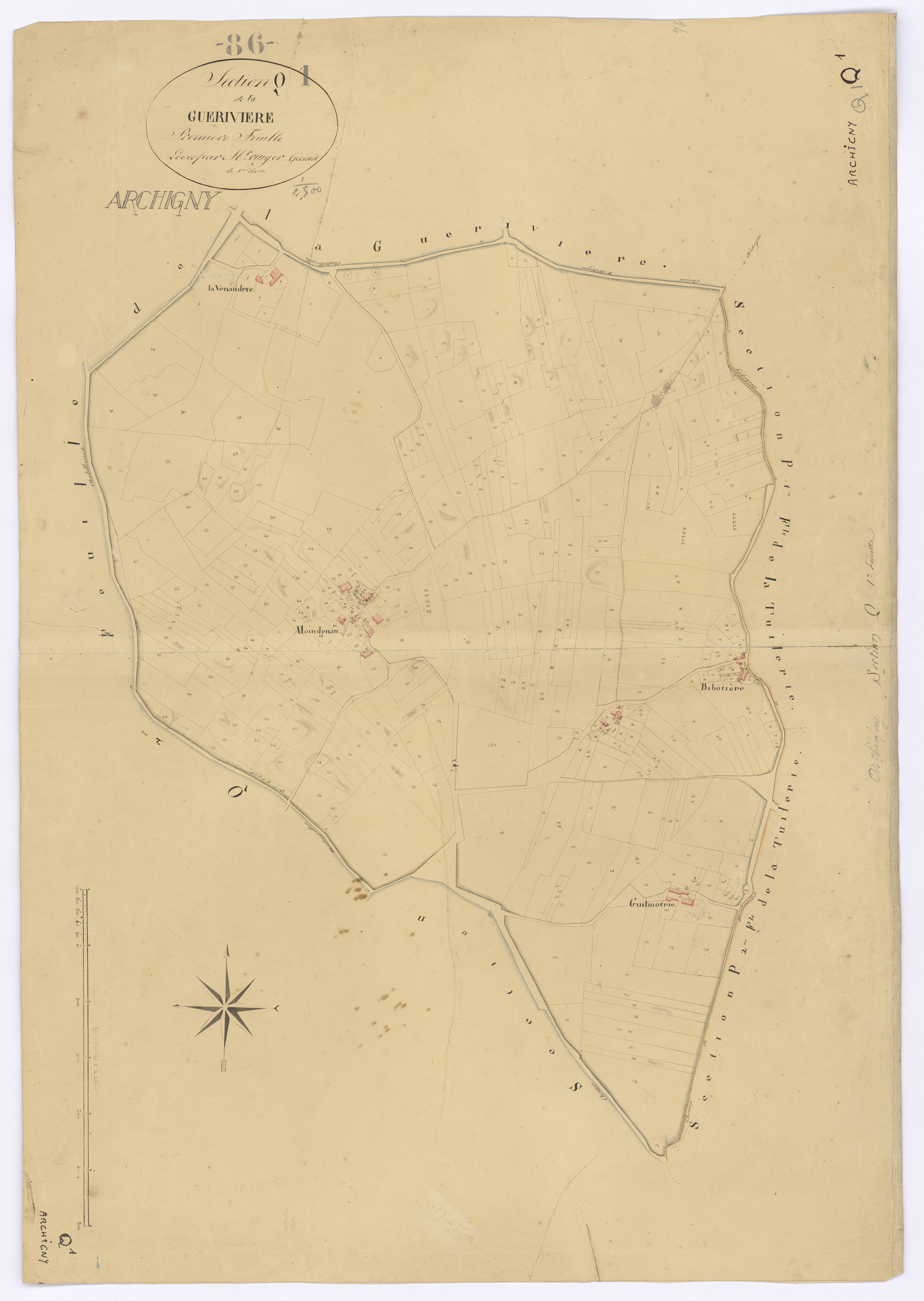 Archigny - FRAD086_cadastre Plans 