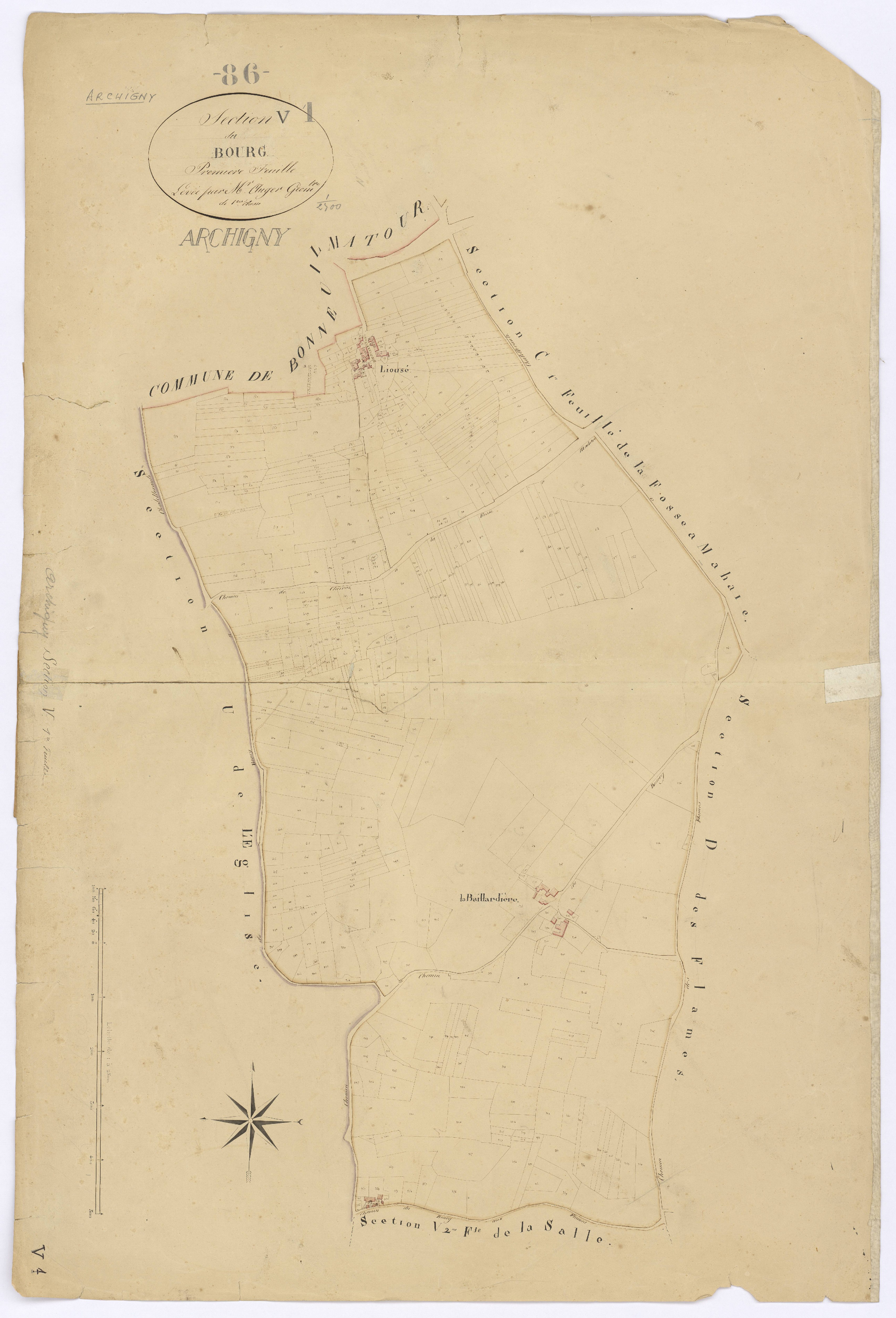 Archigny - FRAD086_cadastre Plans 