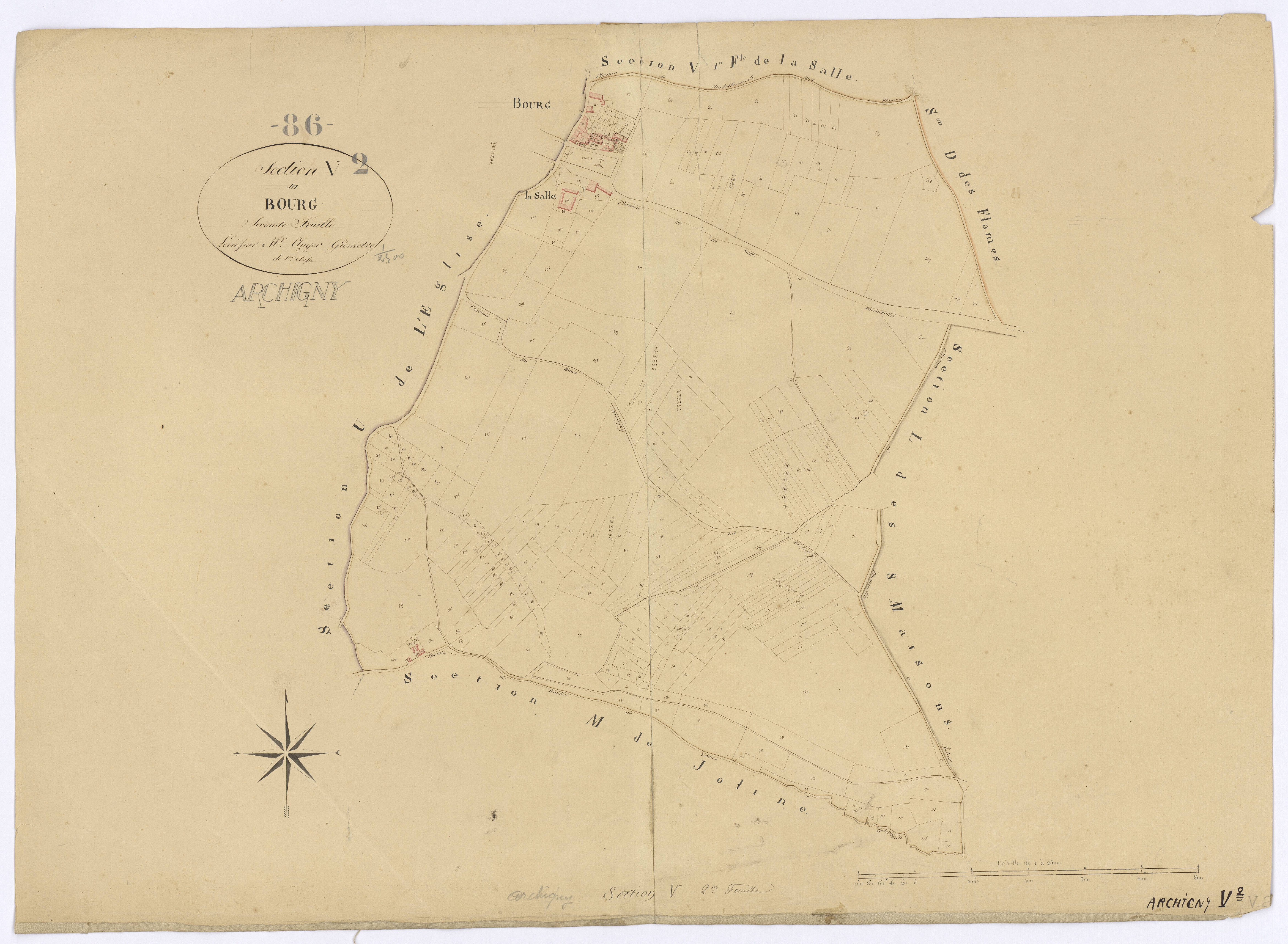 Archigny - FRAD086_cadastre Plans 