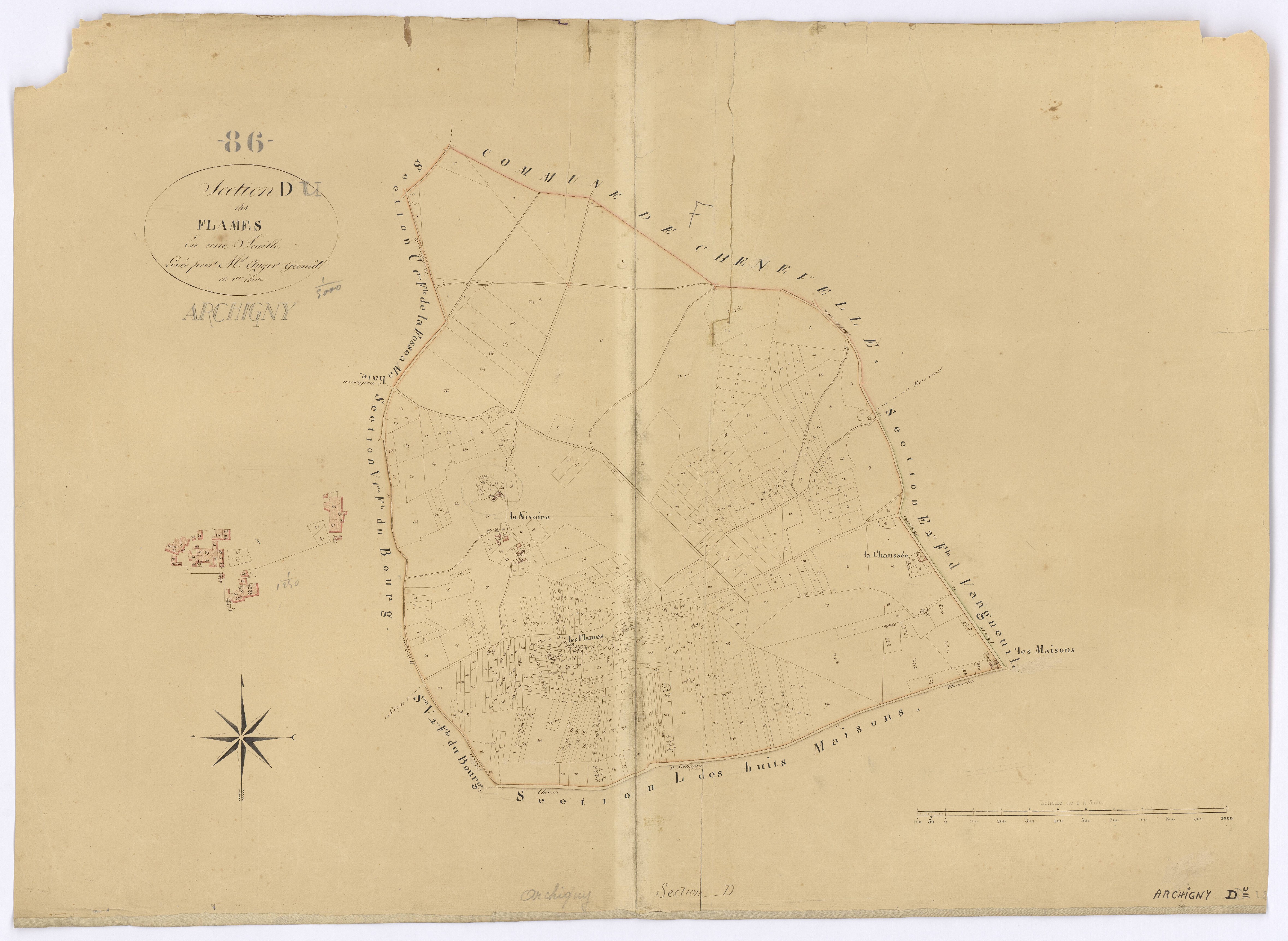 Archigny - FRAD086_cadastre Plans 