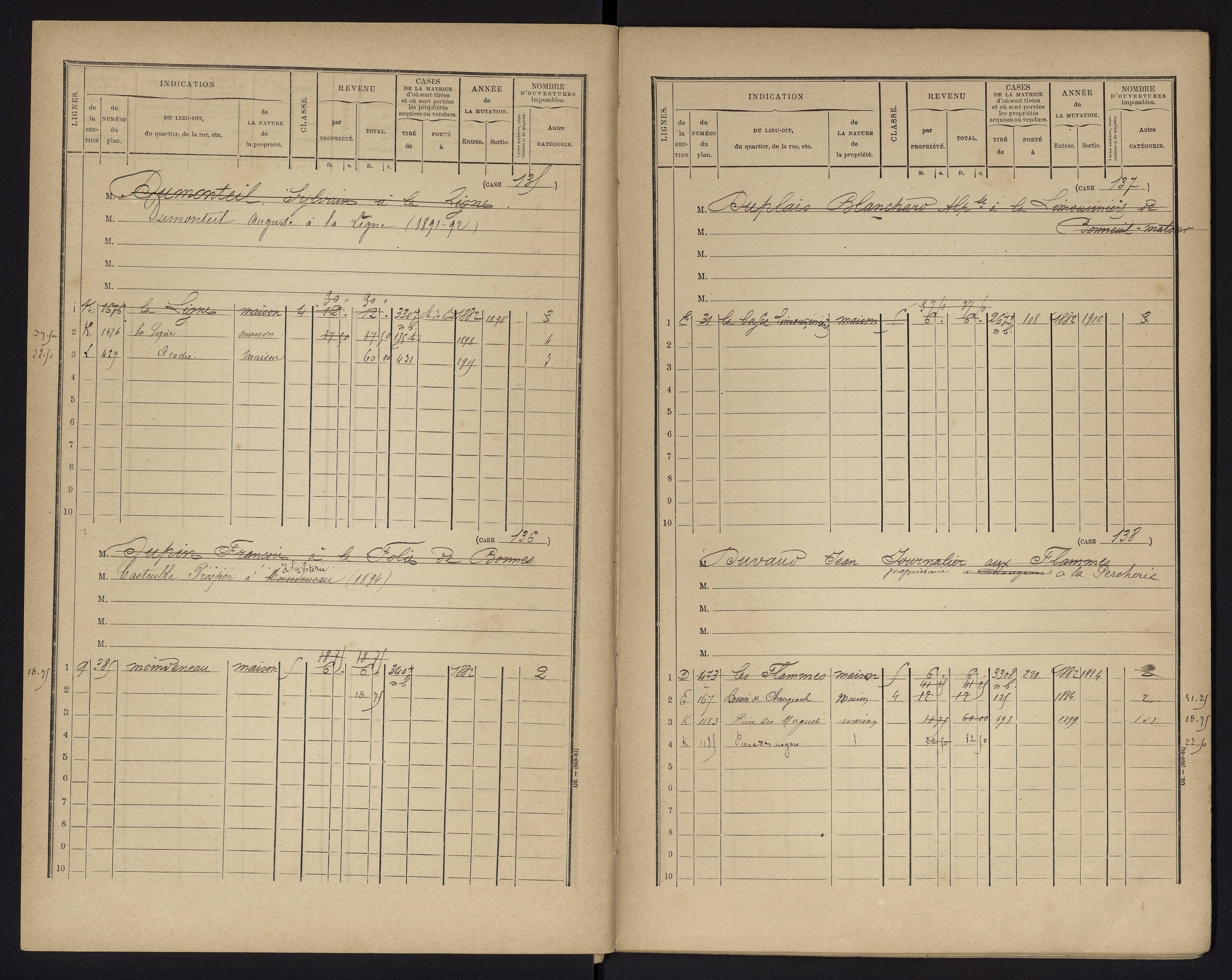 Archigny - FRAD086_cadastre Cases 1-560 