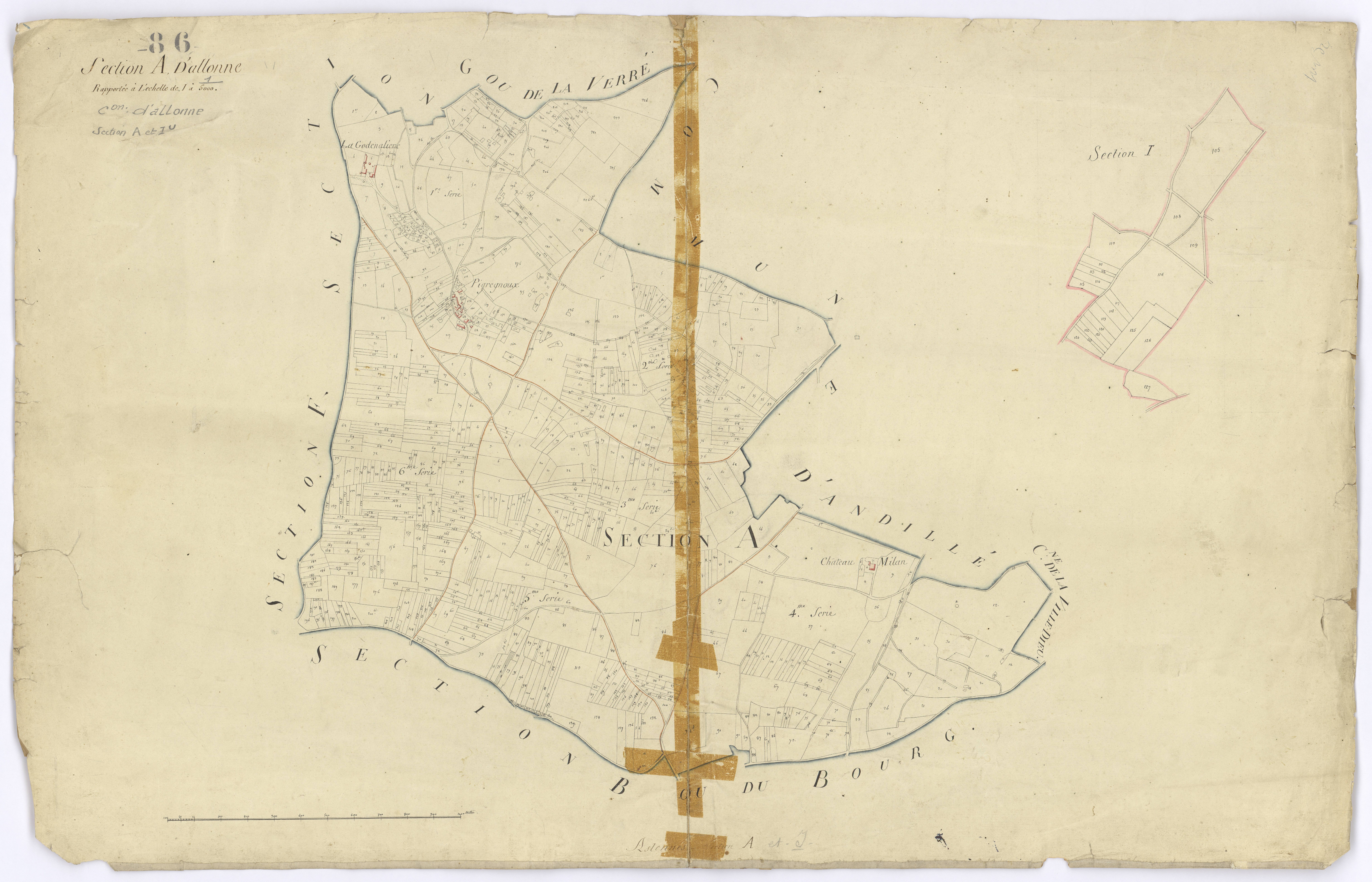 Aslonnes - FRAD086_cadastre Plans 