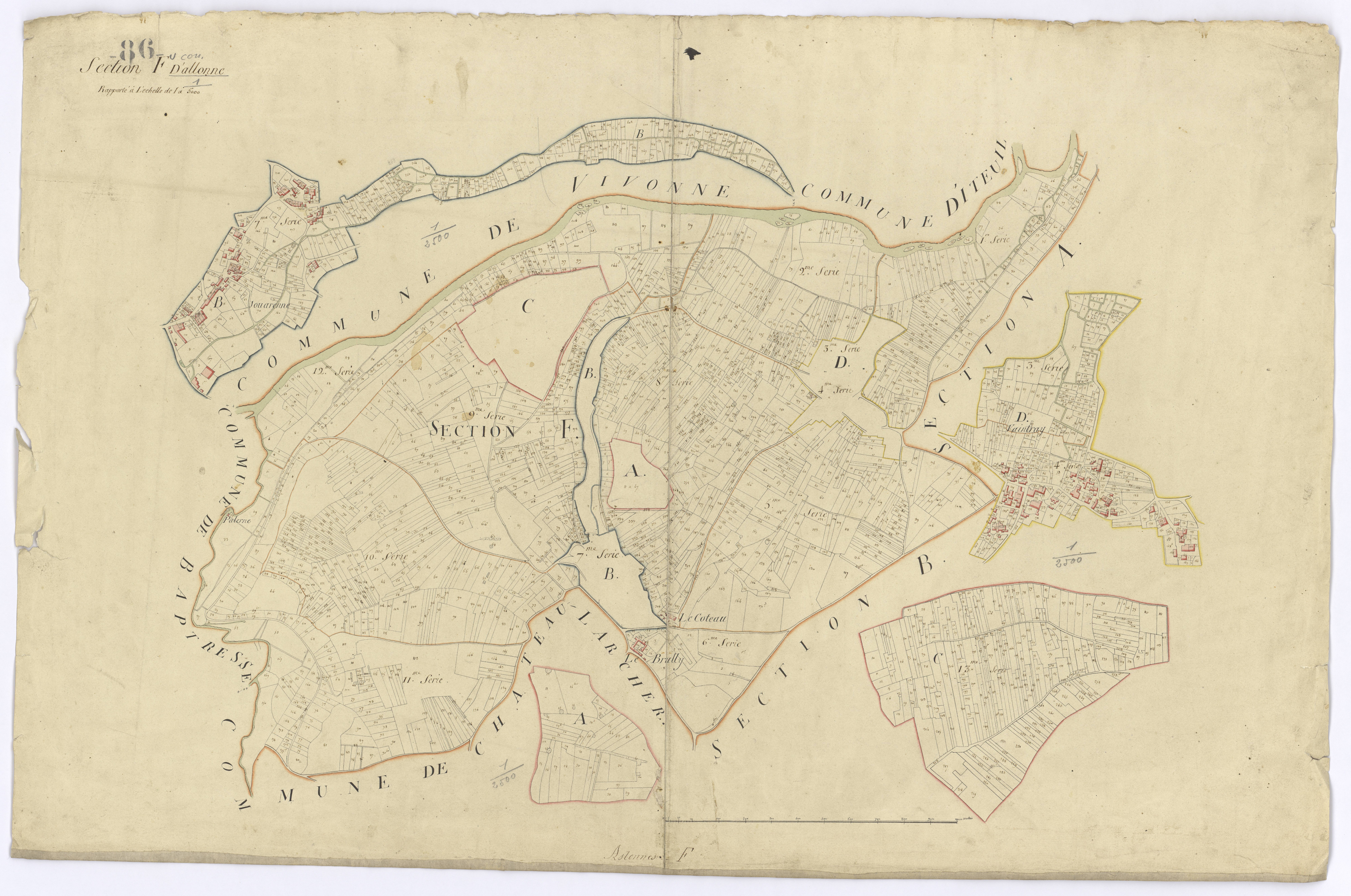 Aslonnes - FRAD086_cadastre Plans 