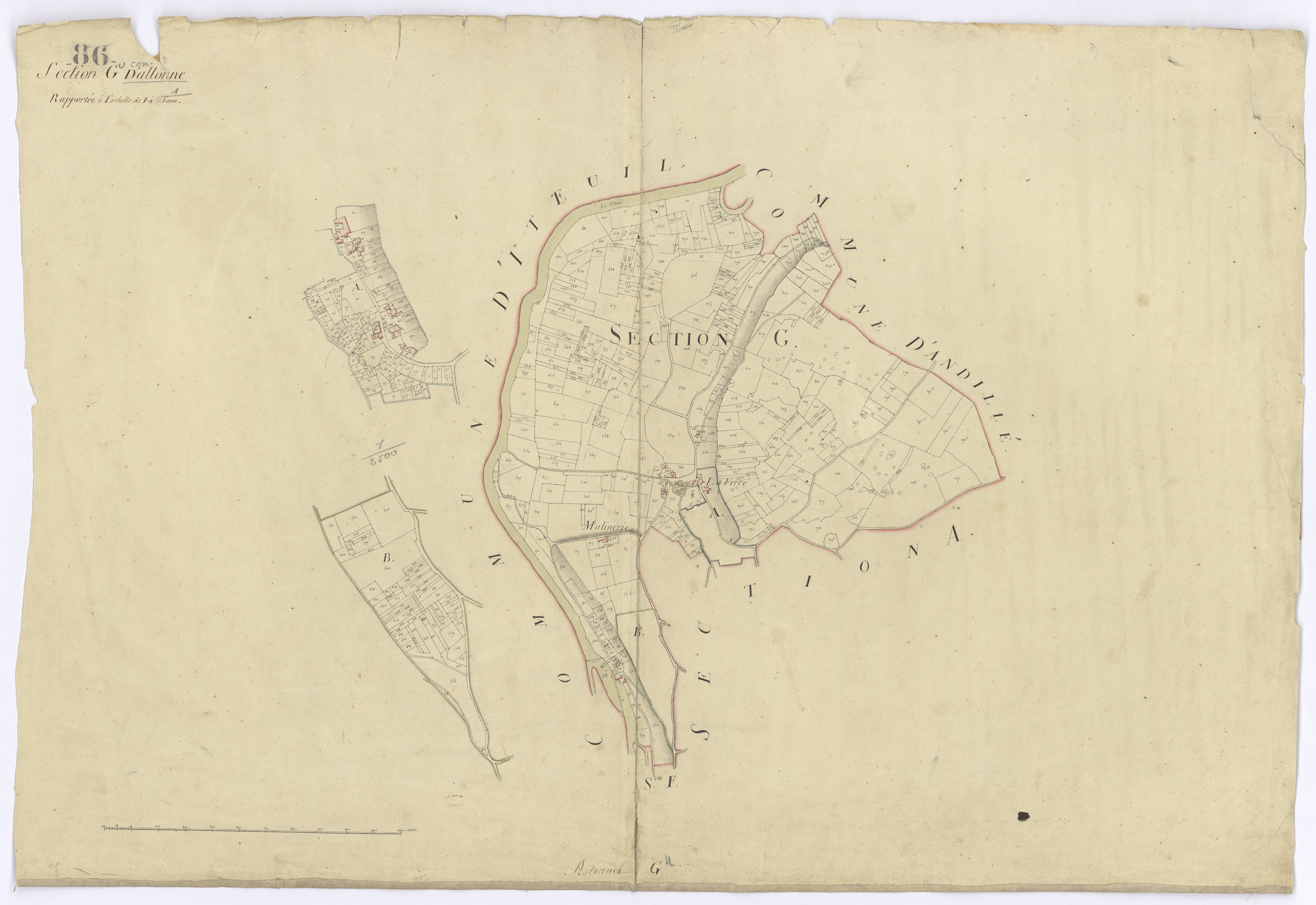 Aslonnes - FRAD086_cadastre Plans 