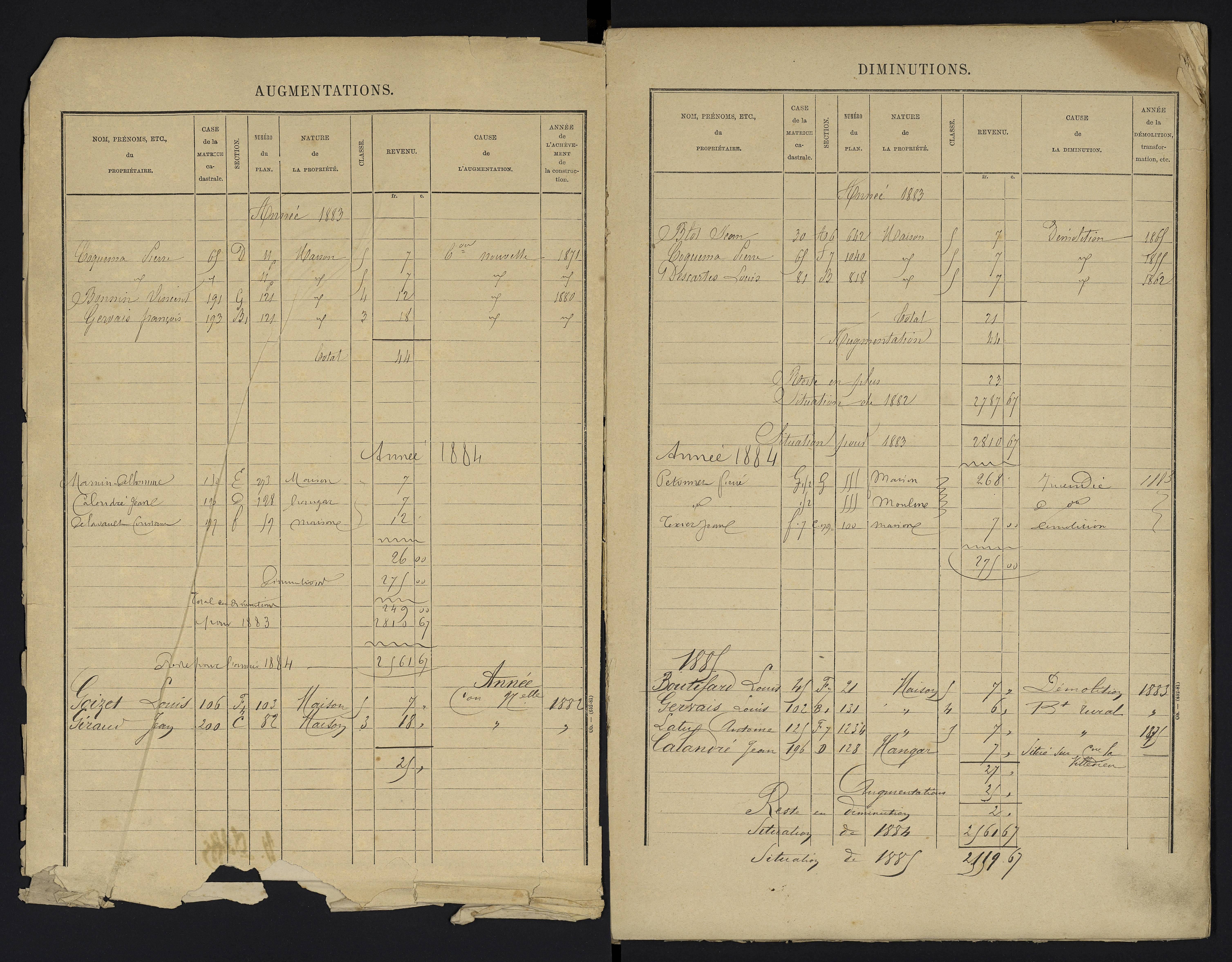 Aslonnes - FRAD086_cadastre Cases 1-256 