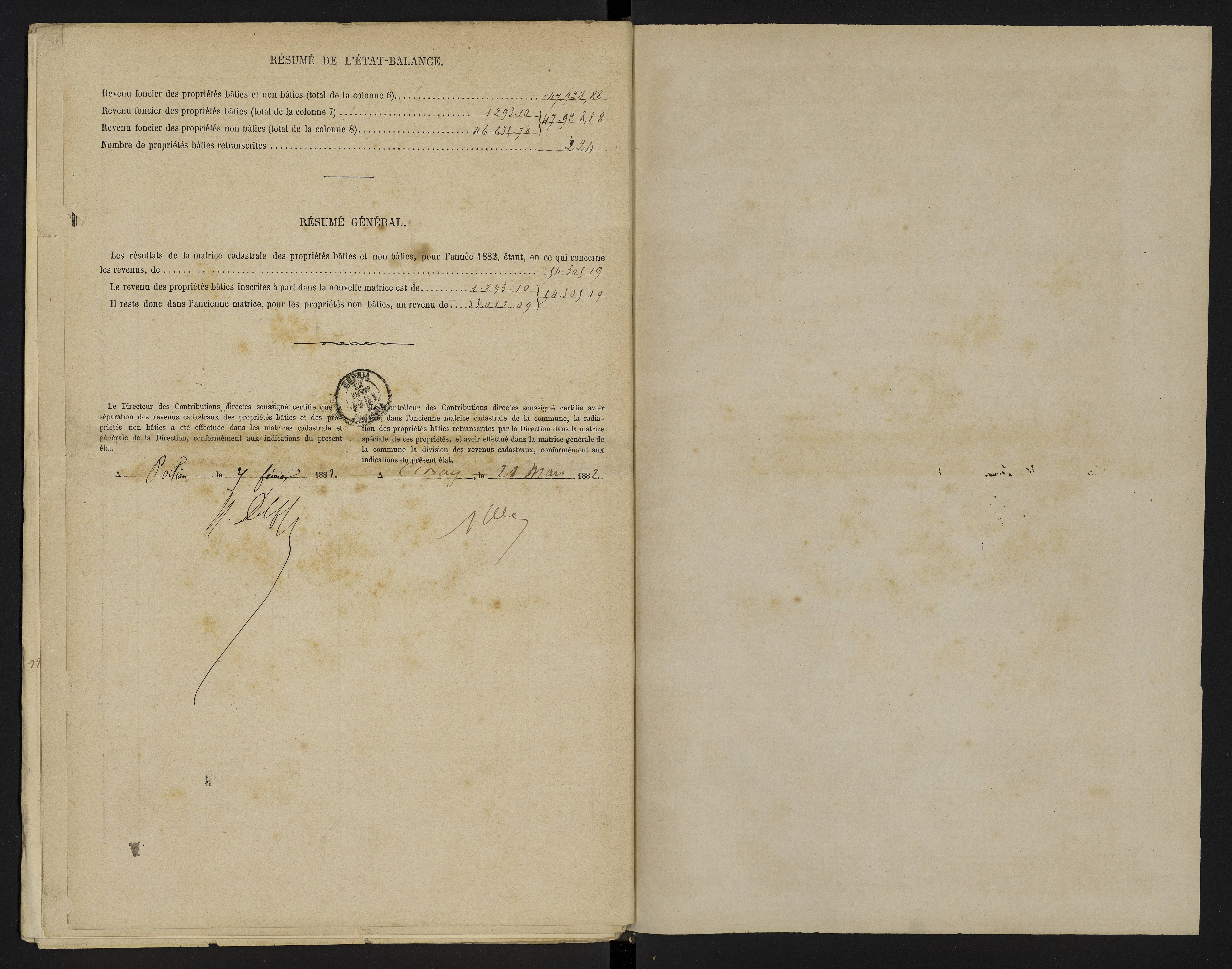 Asnières-sur-Blour - FRAD086_cadastre Cases 1-192 