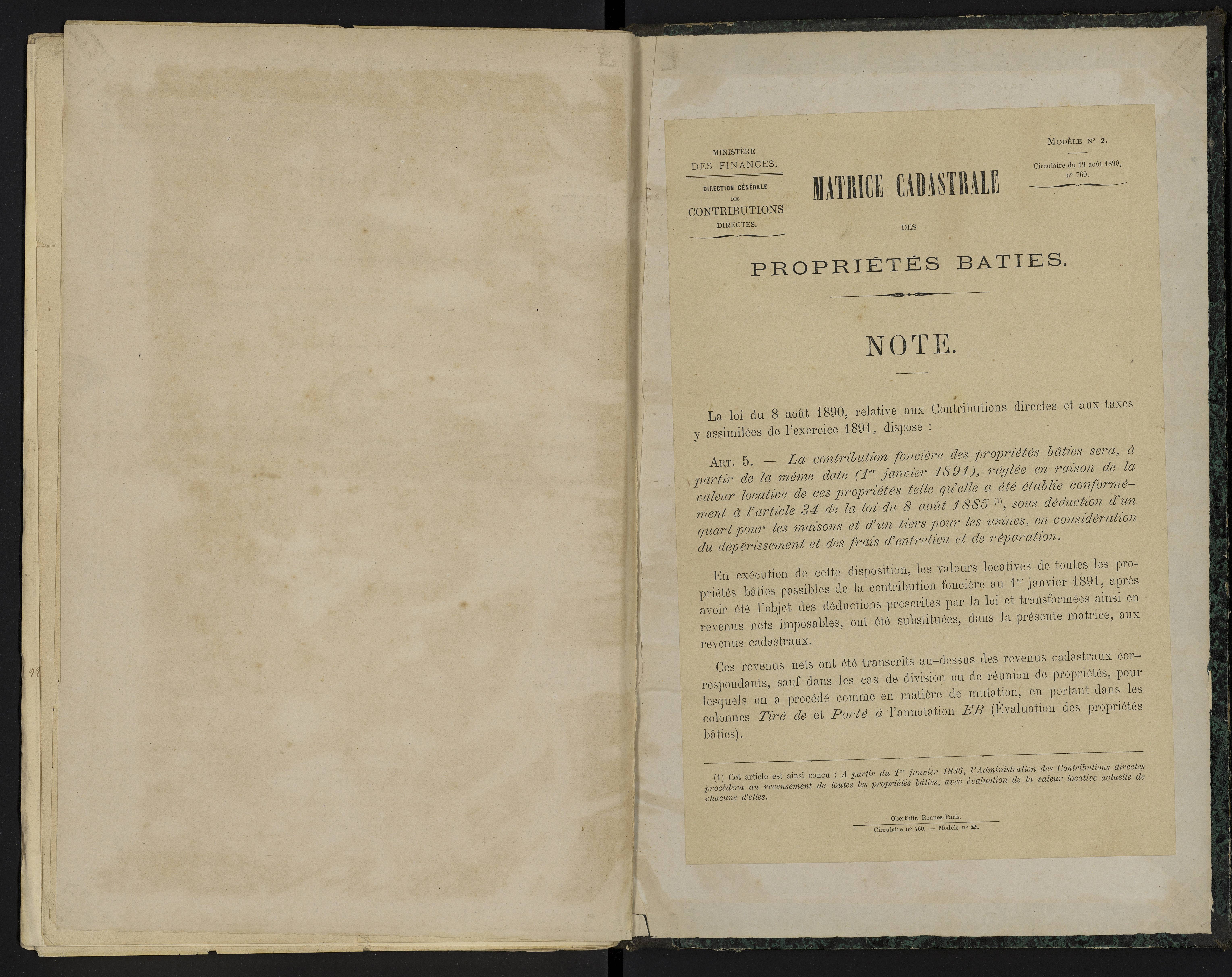 Asnières-sur-Blour - FRAD086_cadastre Cases 1-192 